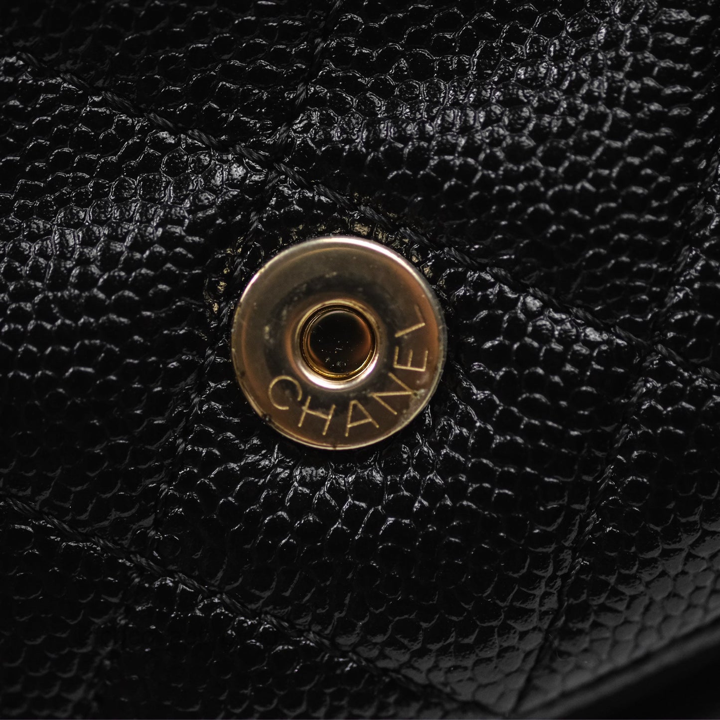 Chanel Duma Backpack Small Black Caviar Gold Hardware