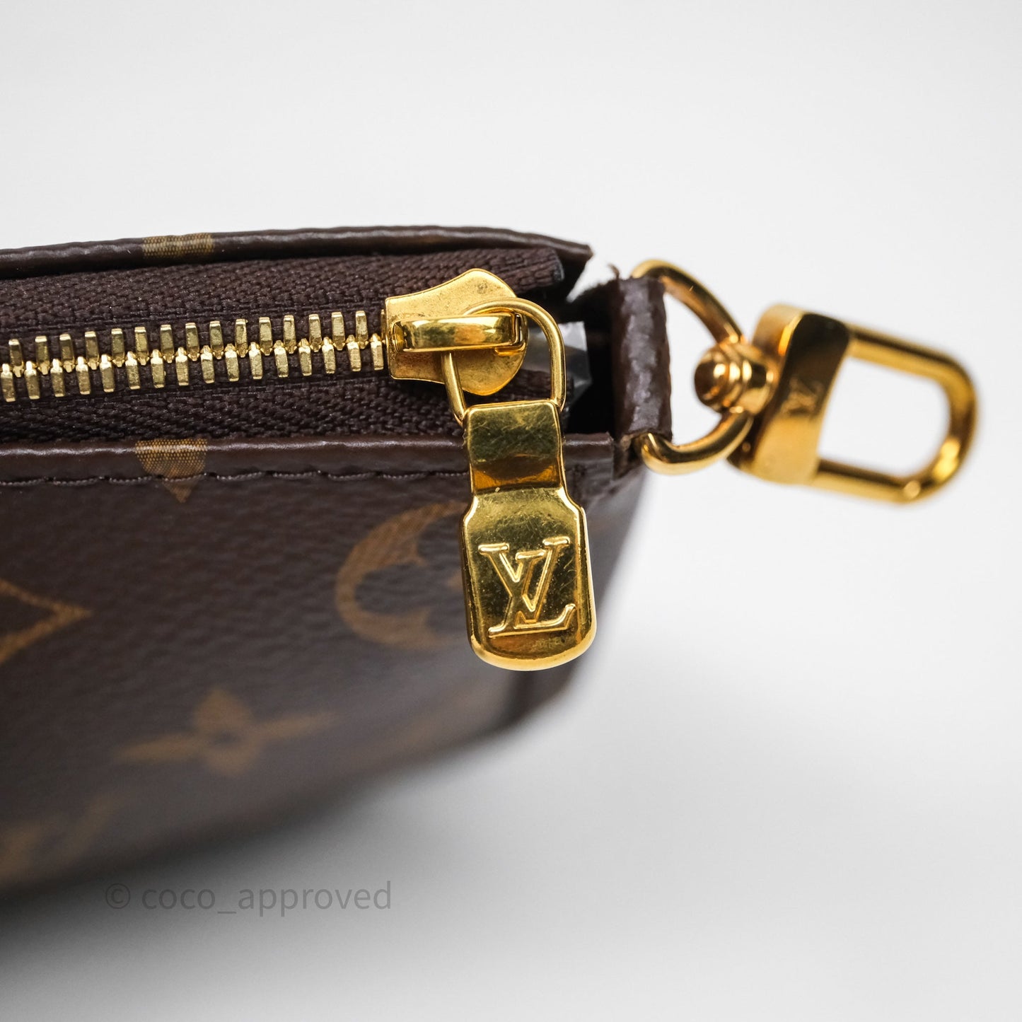 Louis Vuitton Multi Pochette Accessories Khaki Monogram Canvas