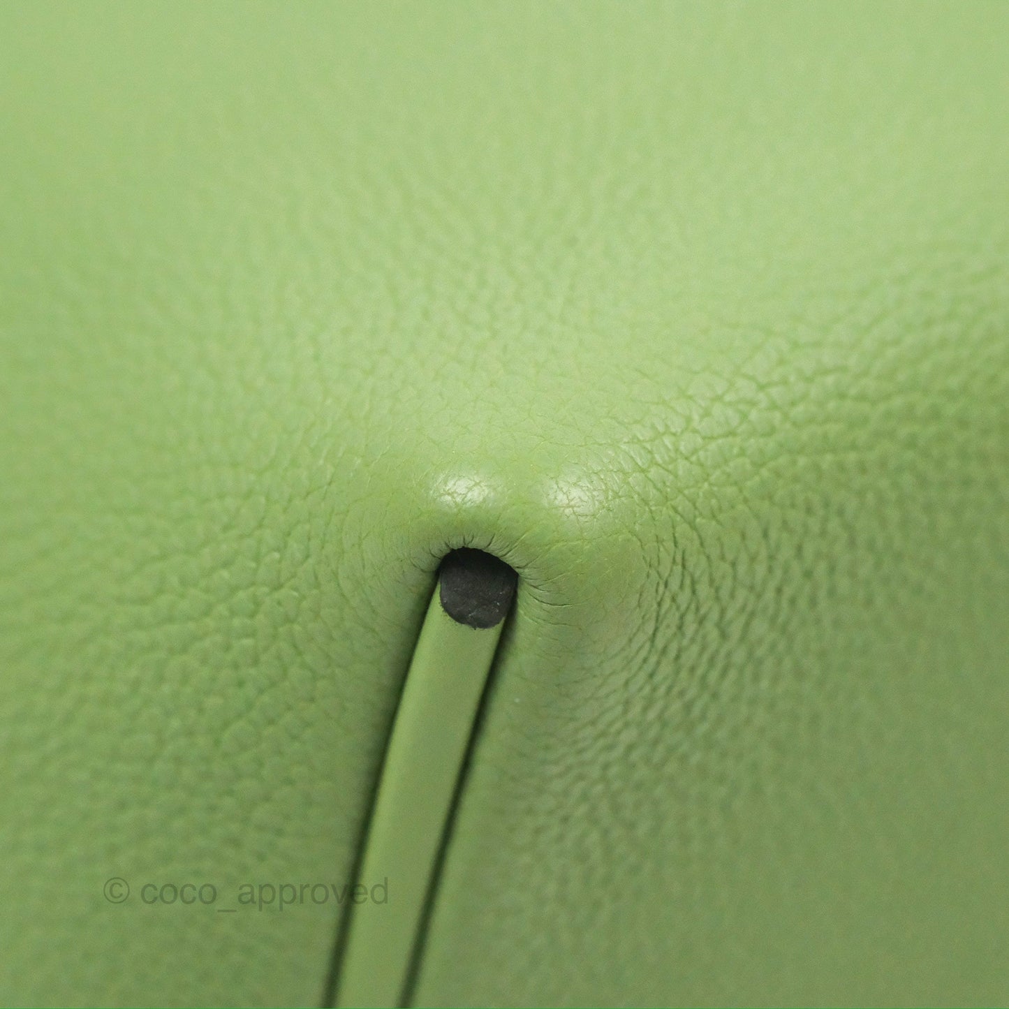 Hermès 24/24 29 Vert Criquet/Bamboo Evercolor/Swift Palladium Hardware