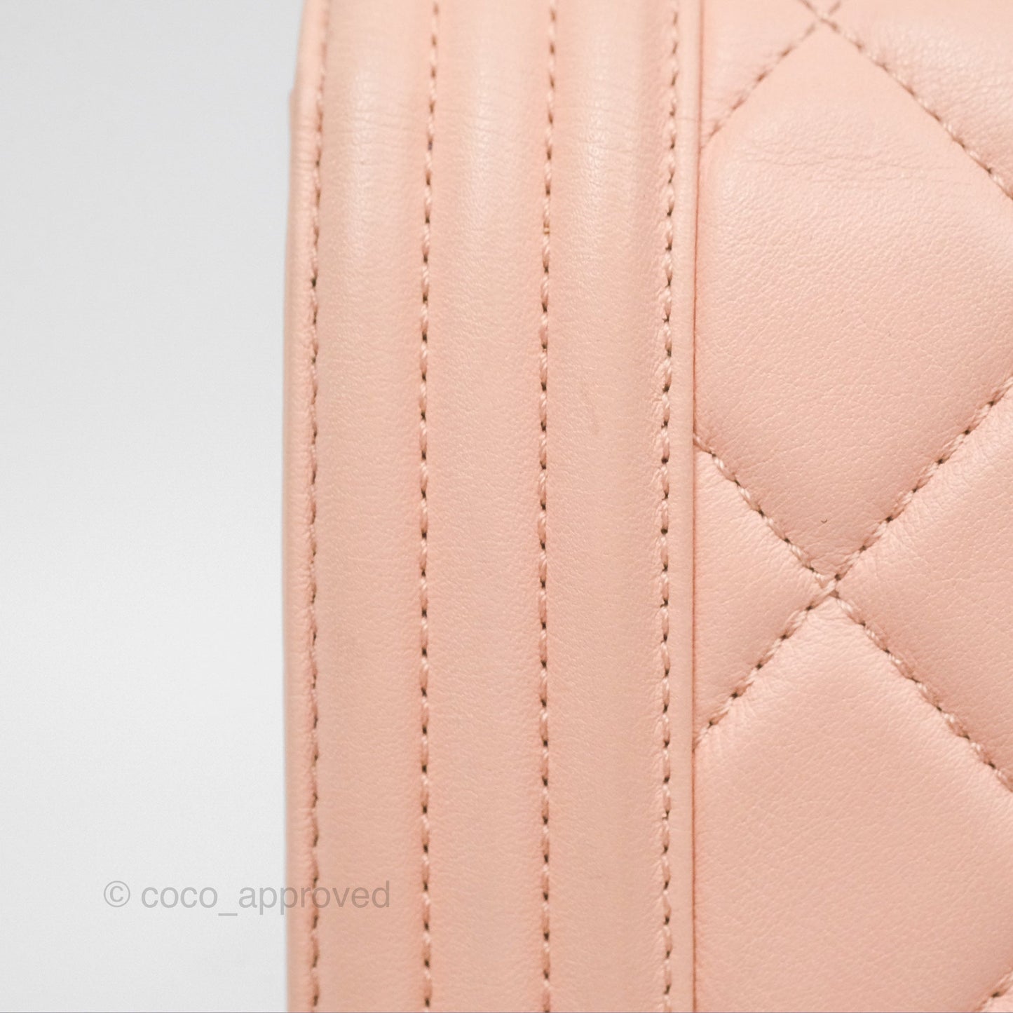 Chanel Quilted New Medium Boy Pink Lambskin Ruthenium Hardware