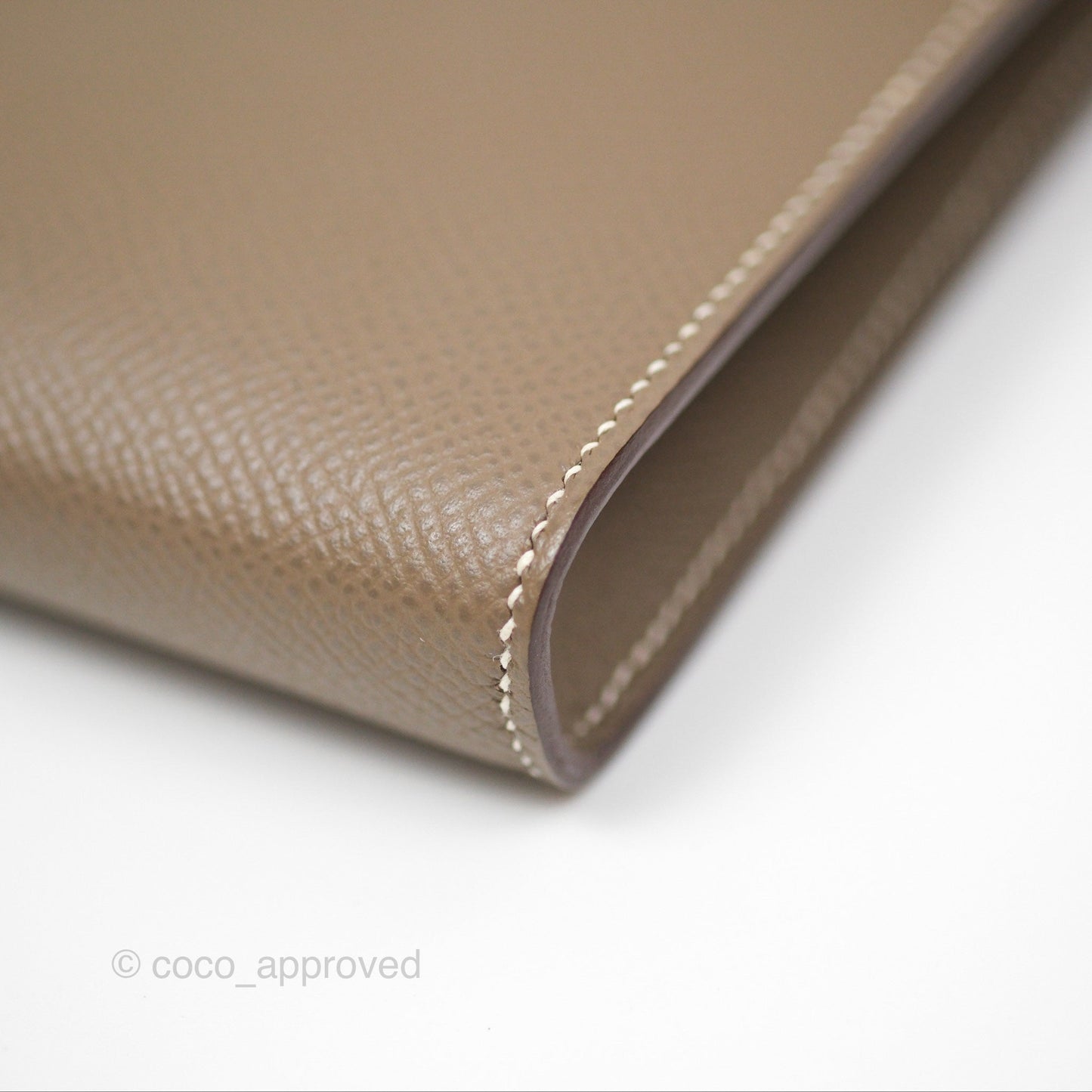 Hermès Clic 16 Wallet Etoupe 18 Epsom Palladium Hardware