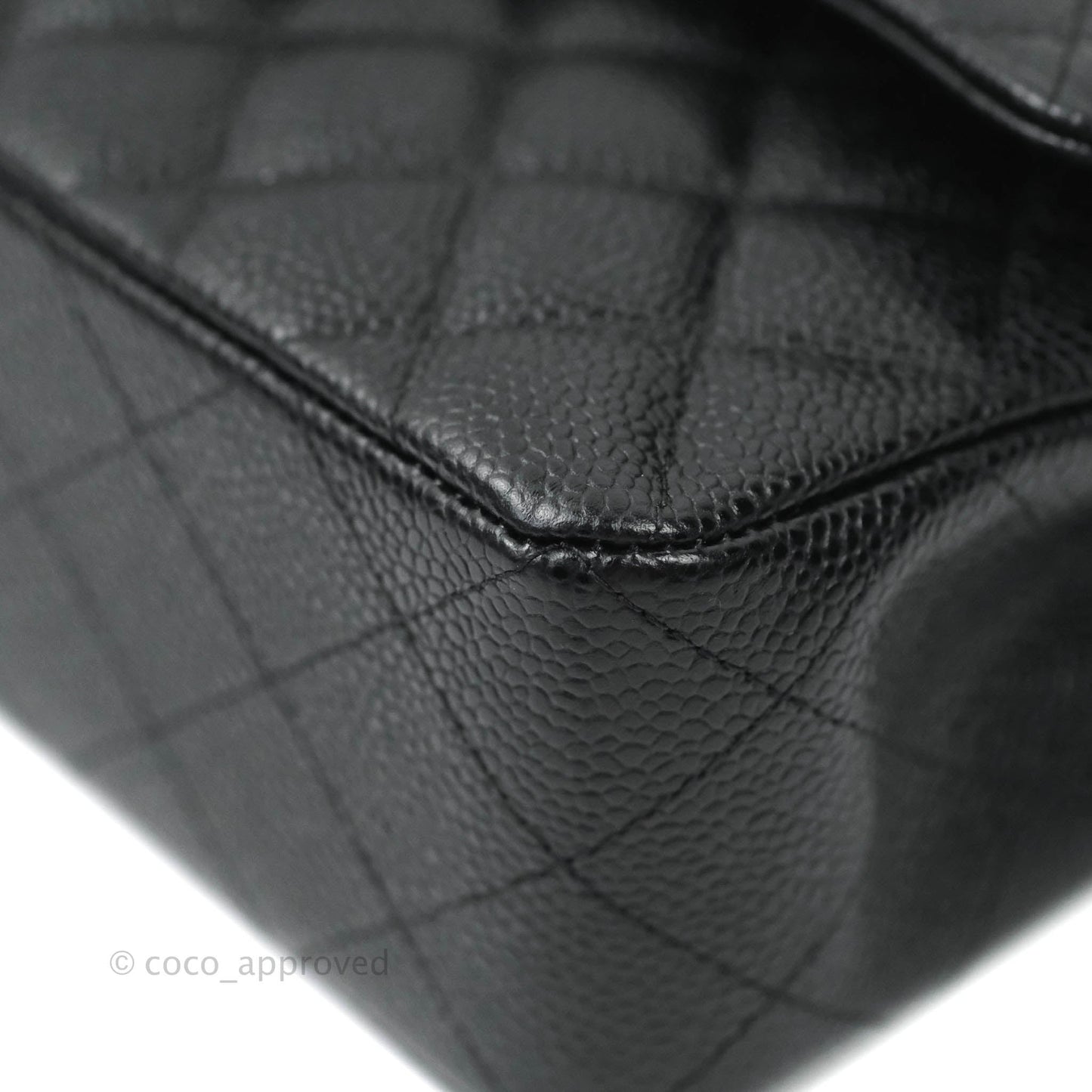 Chanel Classic Small S/M Flap Black Caviar Silver Hardware