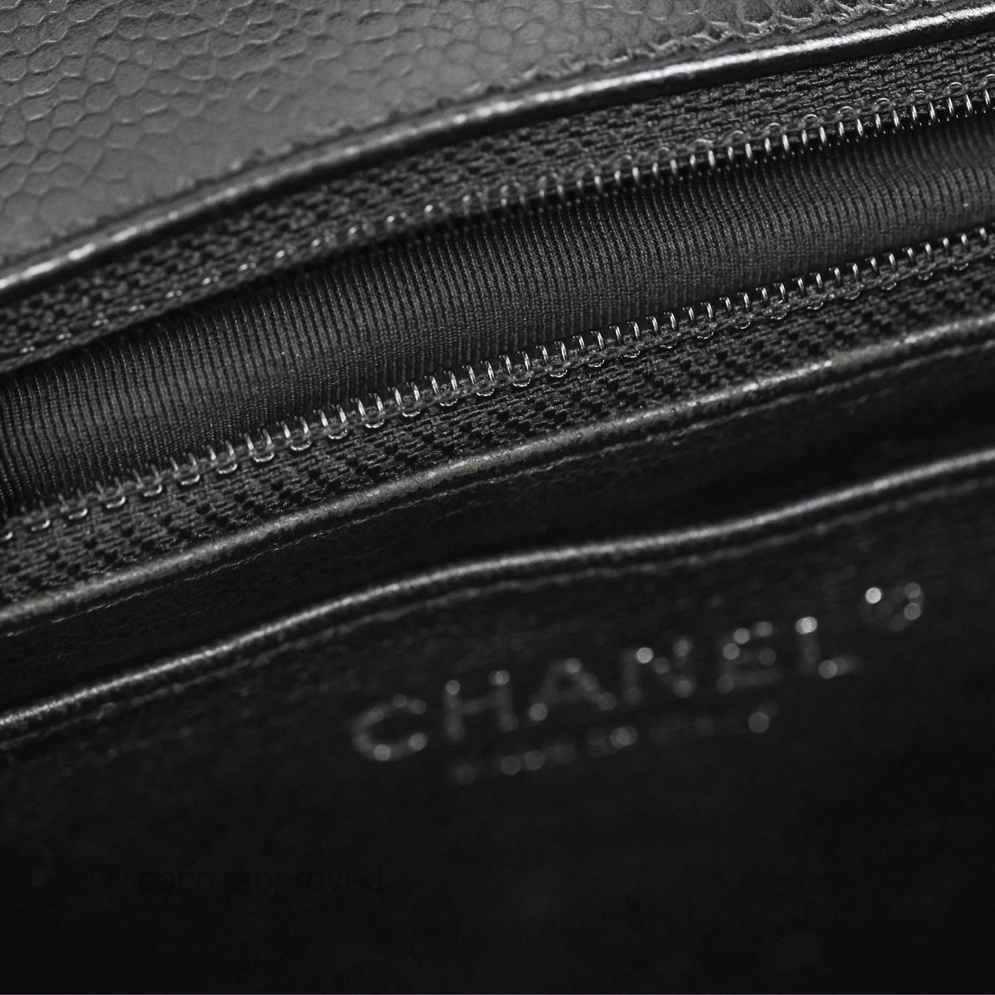 Chanel Jumbo Single Flap Black Caviar Silver Hardware⁣⁣