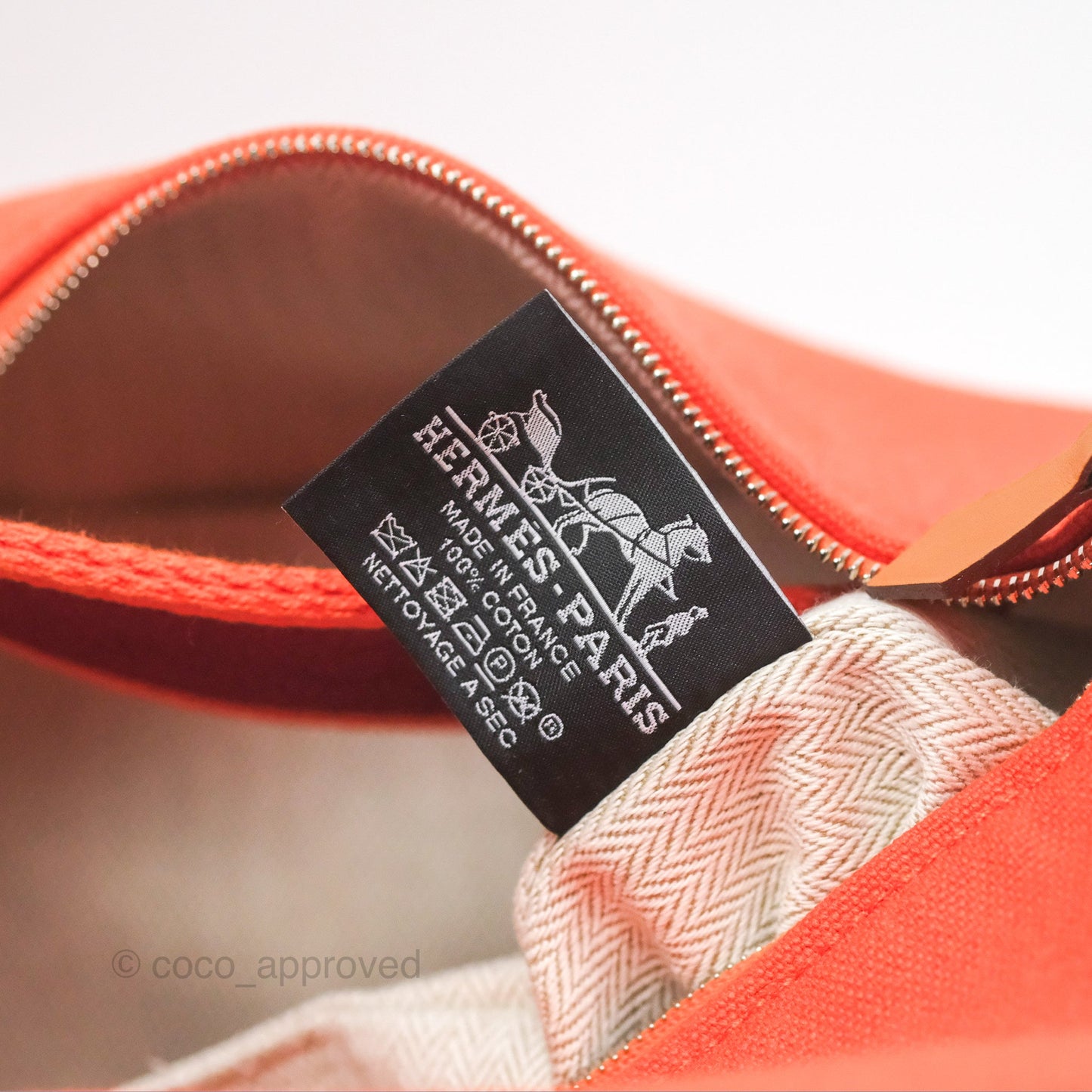 Hermès Small Bride-A-Brac Orange Feu Canvas