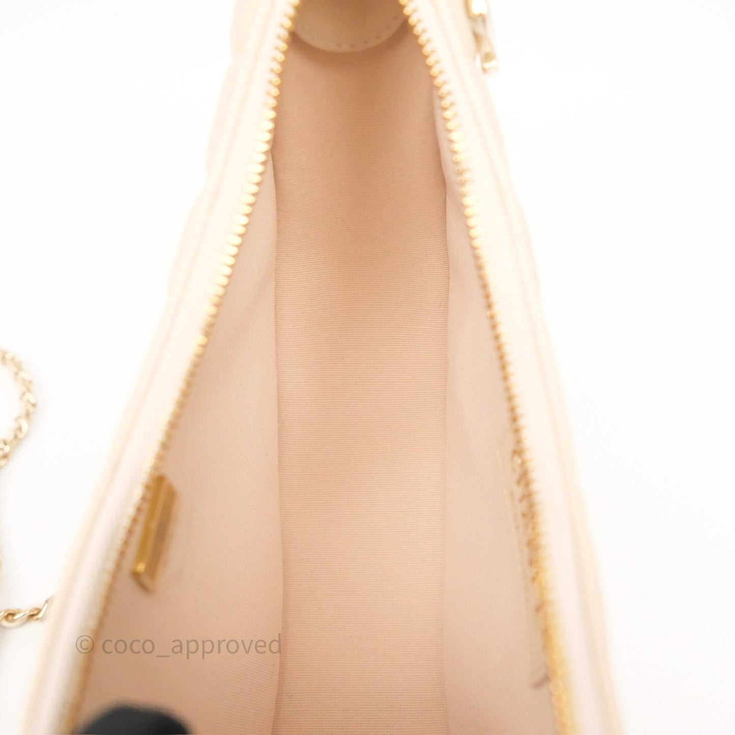 Chanel Small Hobo Bag Light Beige Lambskin Gold Hardware 23P