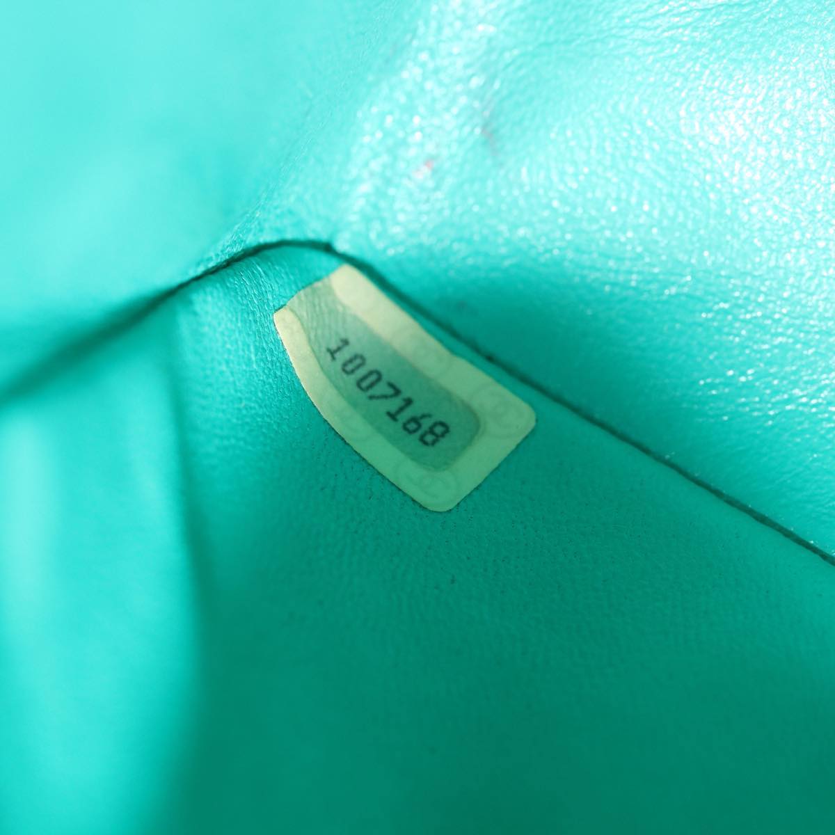 CHANEL Mini Matelasse Flap Chain Shoulder Bag Lamb Skin Light Blue  29527A