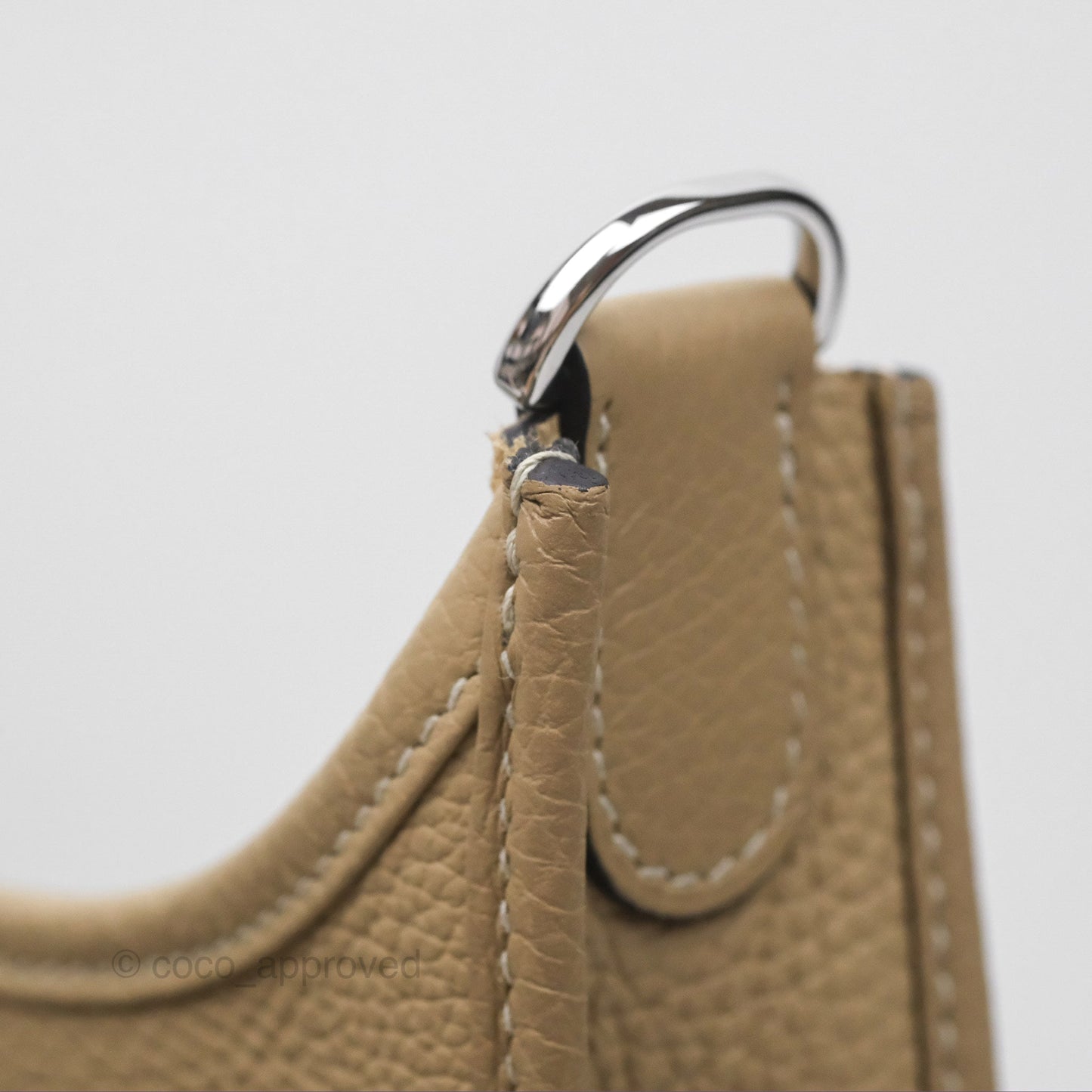 Hermes Evelyne III 29 Trench S2 Clemence Palladium Hardware