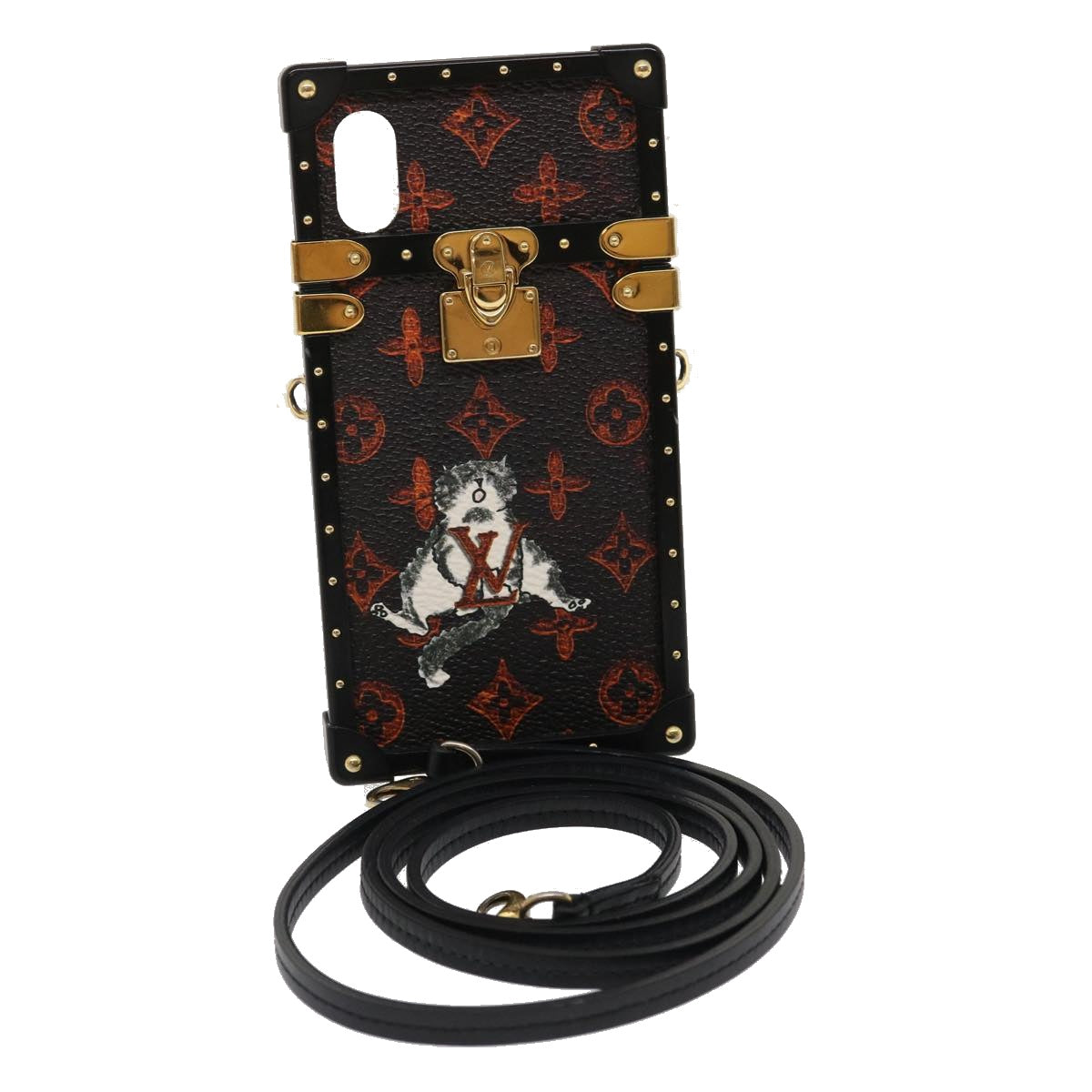 LOUIS VUITTON Transformed Monogram Cat Eye Trunk iPhone Case M63891 29562A