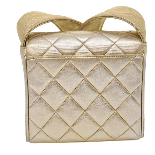 Luxury Chanel Matelasse Shoulder Bag Lamb Skin Gold CC  29567A