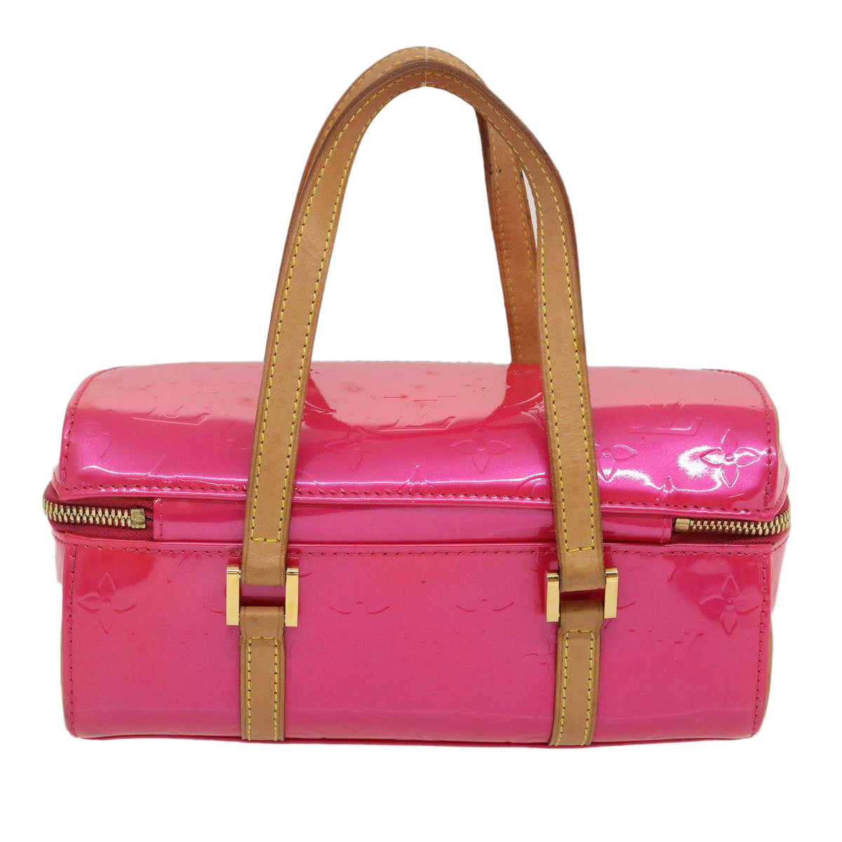 LOUIS VUITTON Vernis Sullivan Horizontal PM Hand Bag Pink M91269 LV 29593