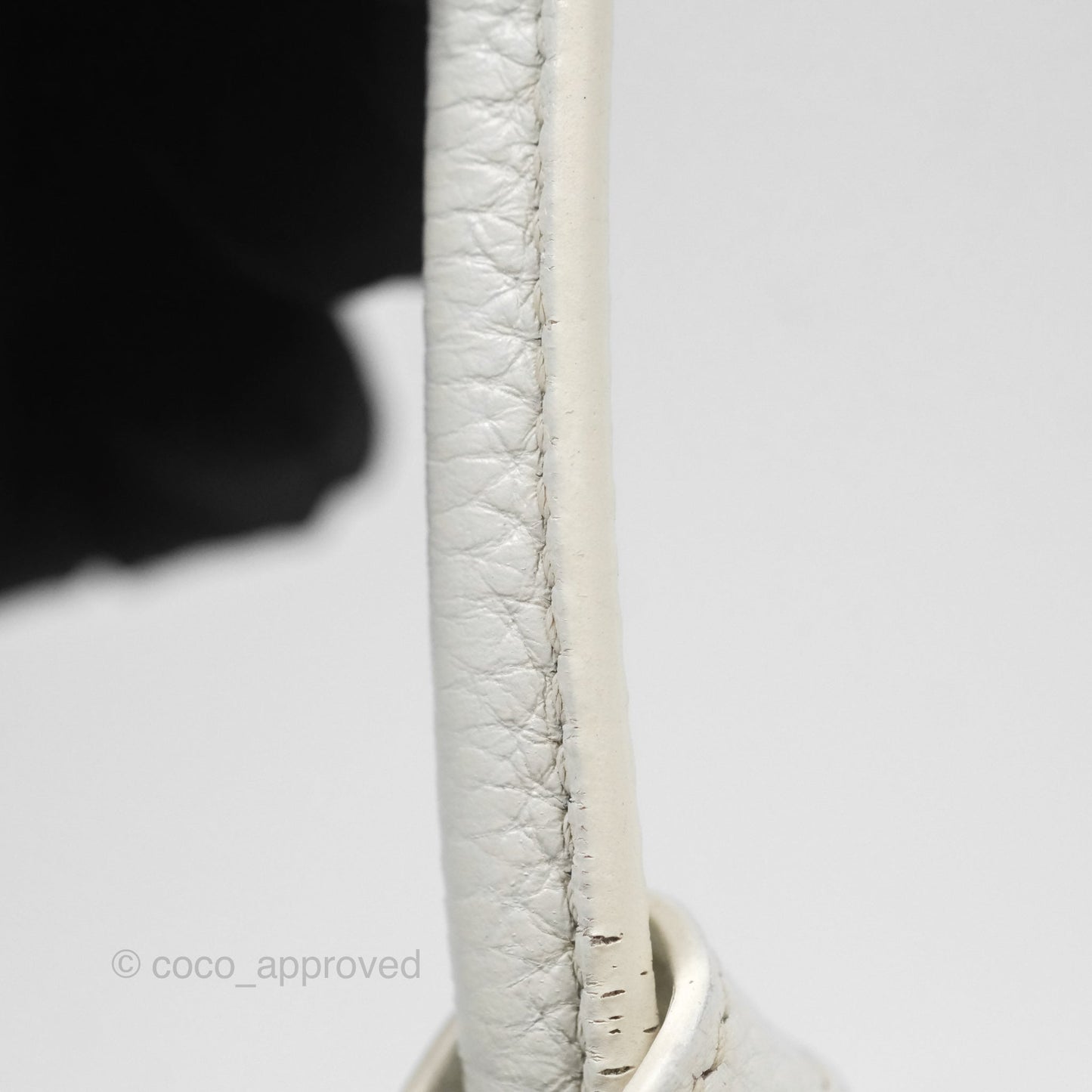 Hermès Lindy 30 White Clemence Palladium Hardware