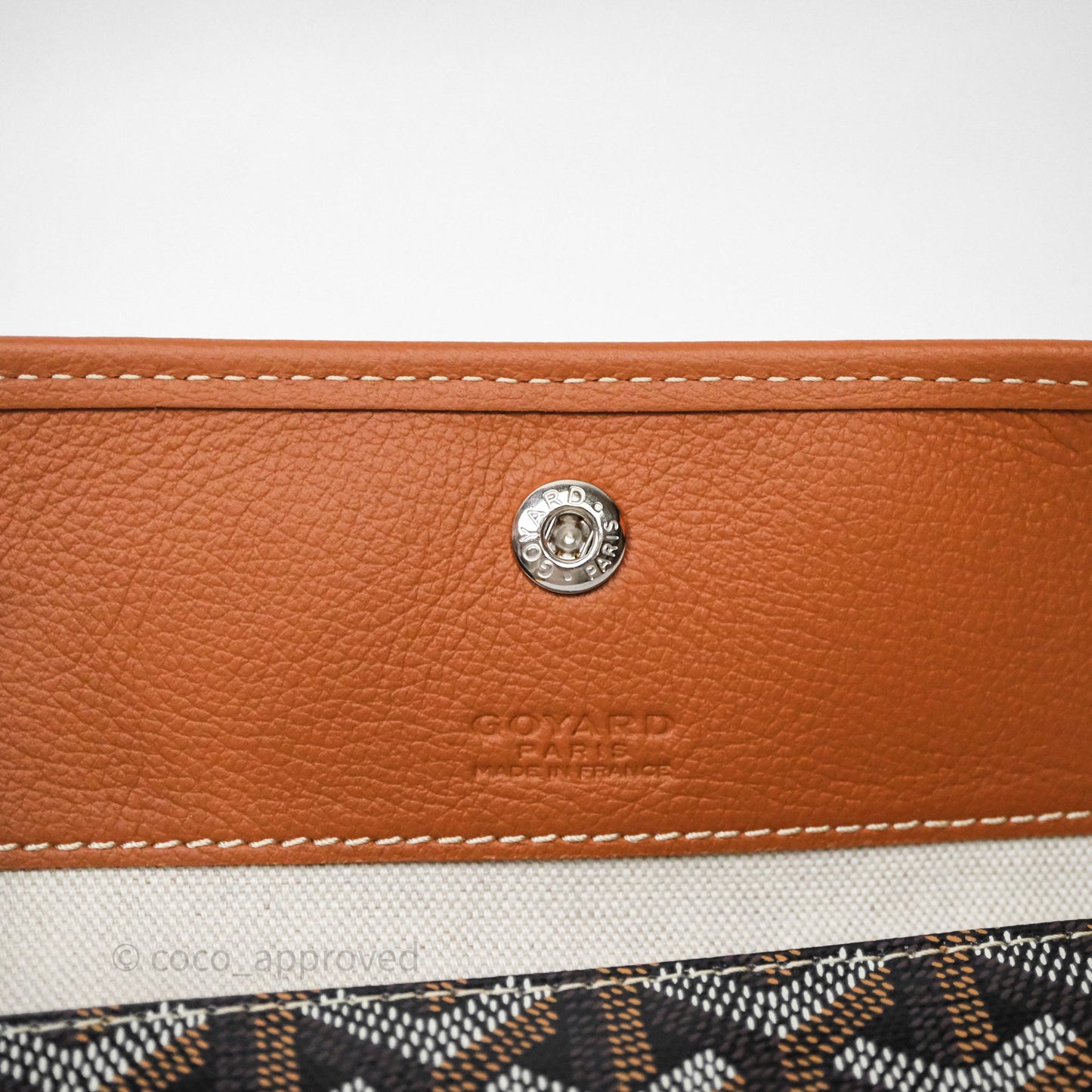 Goyard Bohème Hobo Bag Black/Tan Goyardine Canvas