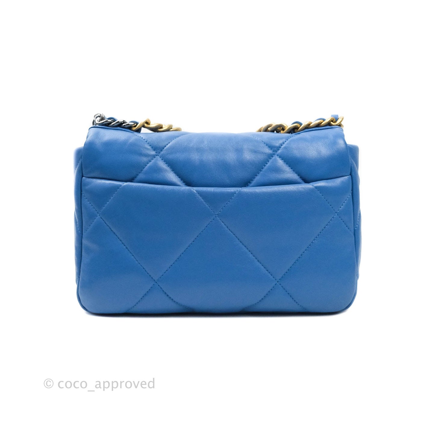 Chanel 19 Small Blue Mixed Hardware 20S