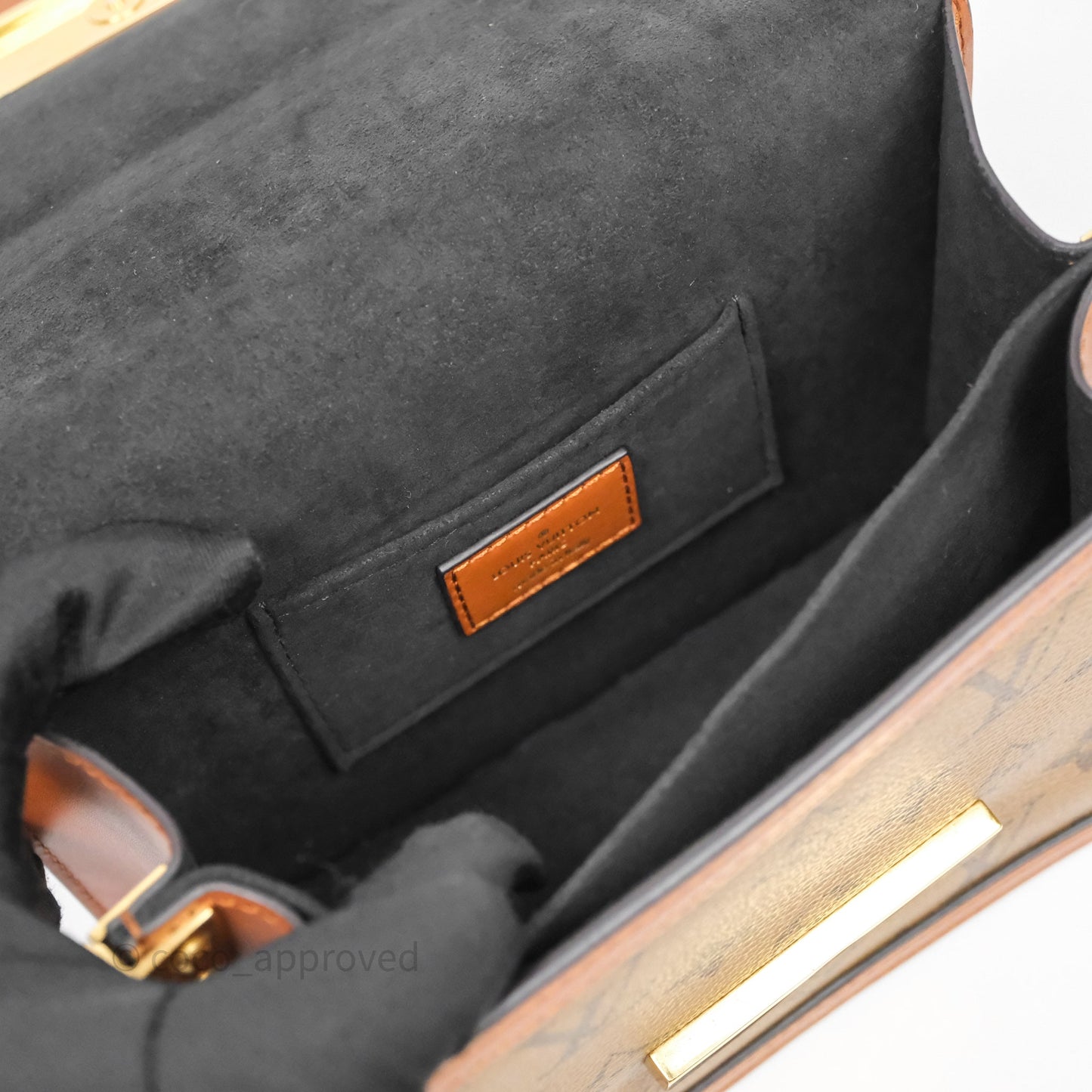 Louis Vuitton Mini Dauphine Monogram Tan Calfskin