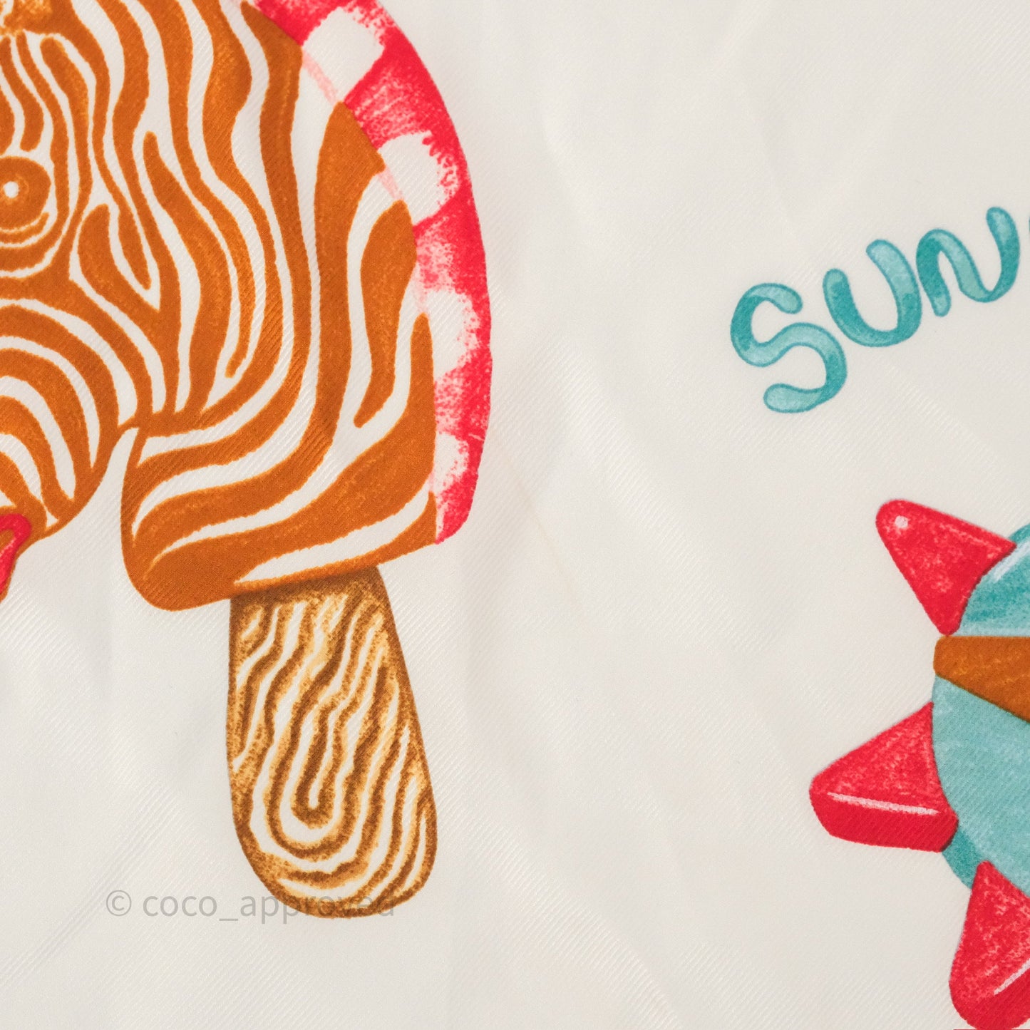 Hermès Funny Ice Cream Scarf 70