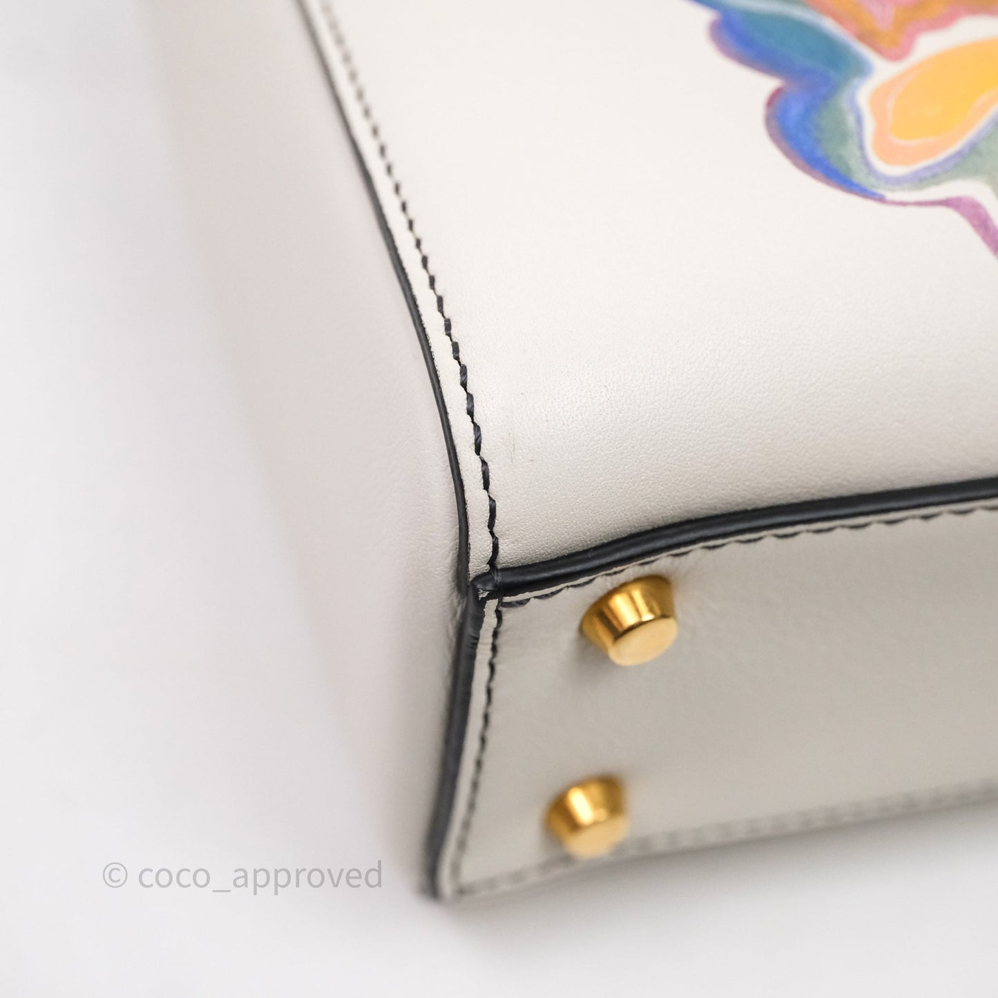Christian Dior Mini Lady Dior Niki De Saint Phalle Calfskin White