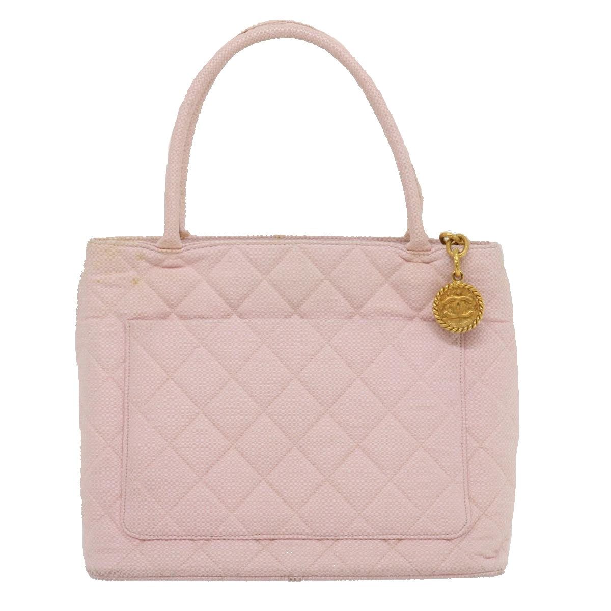 Luxury Chanel COCO Mark Tote Bag cotton Pink CC  29713A