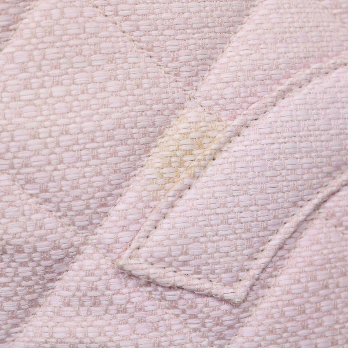 Luxury Chanel COCO Mark Tote Bag cotton Pink CC  29713A