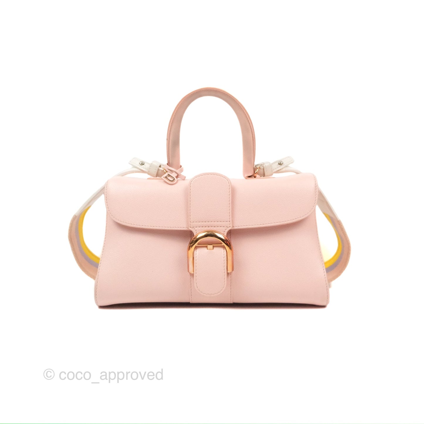 Delvaux Brillant East West Top Handle Bag Nude Pink Rose Gold Hardware