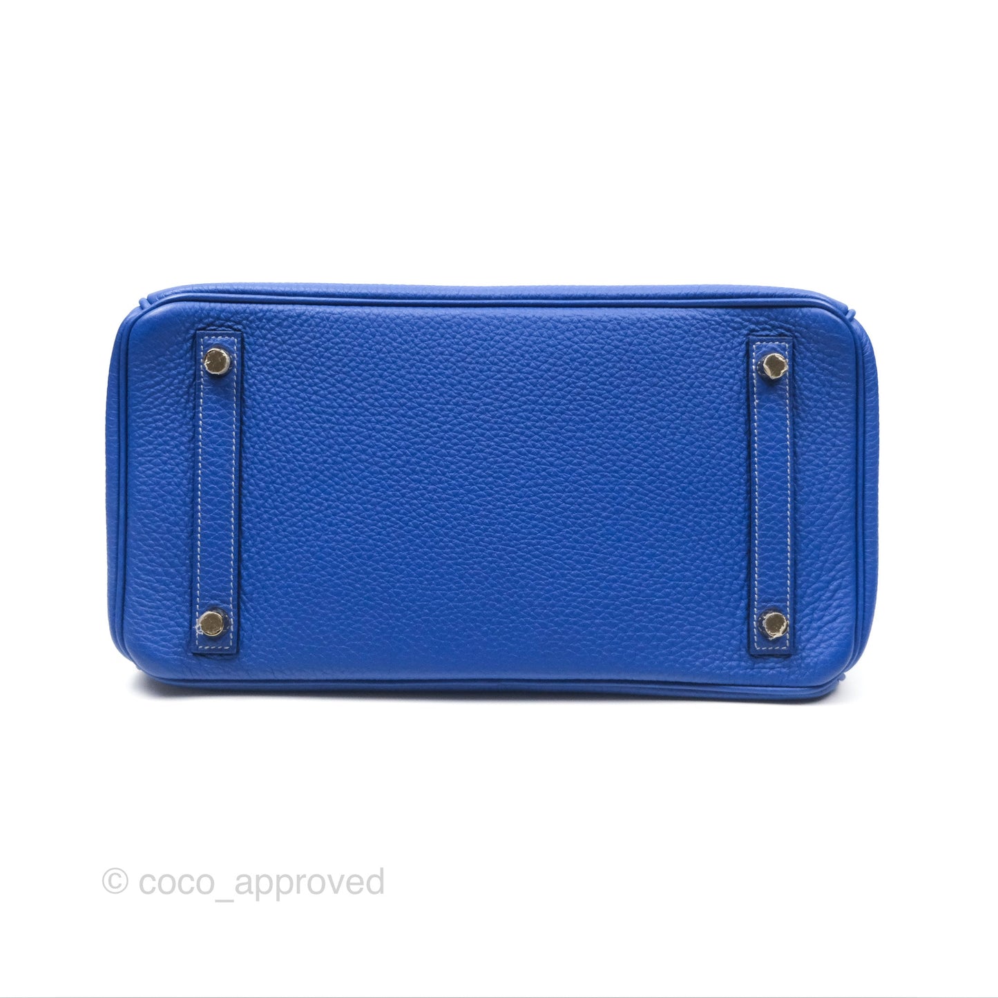 Hermès Birkin 30 Retourne HSS Blue Gris Clemence Brushed Gold Hardware