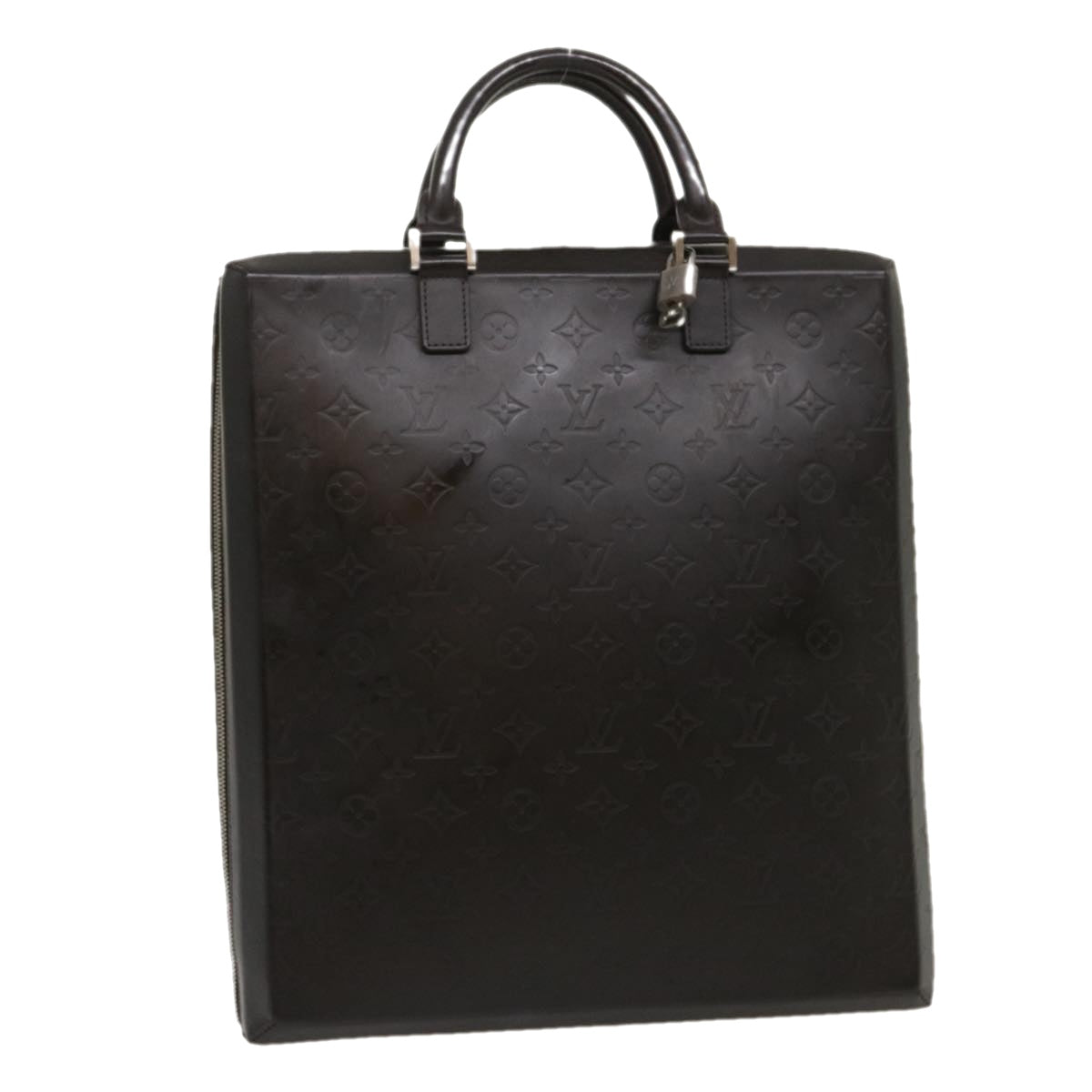 LOUIS VUITTON Monogram Grasse Erwin Hand Bag Black M46580 LV 29793