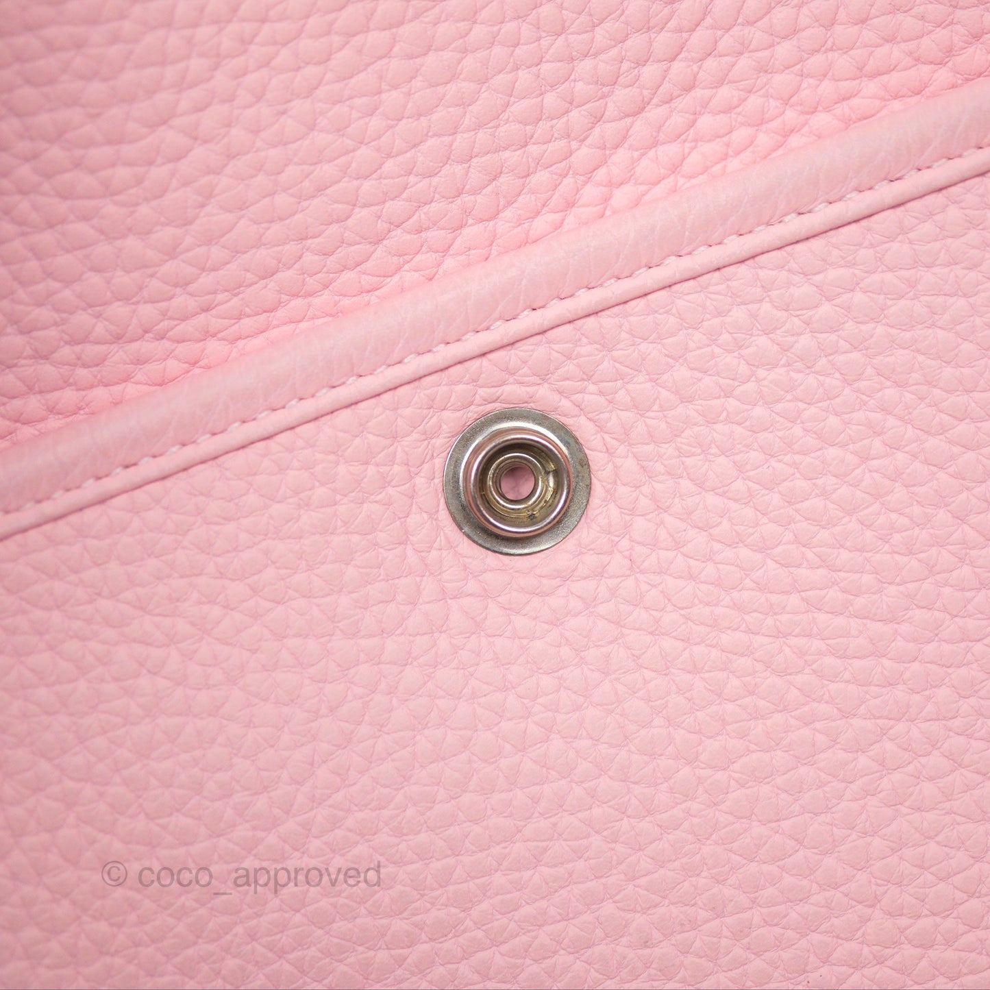 Hermes Evelyne III 29 Rose Sakura 3Q Clemence Palladium Hardware