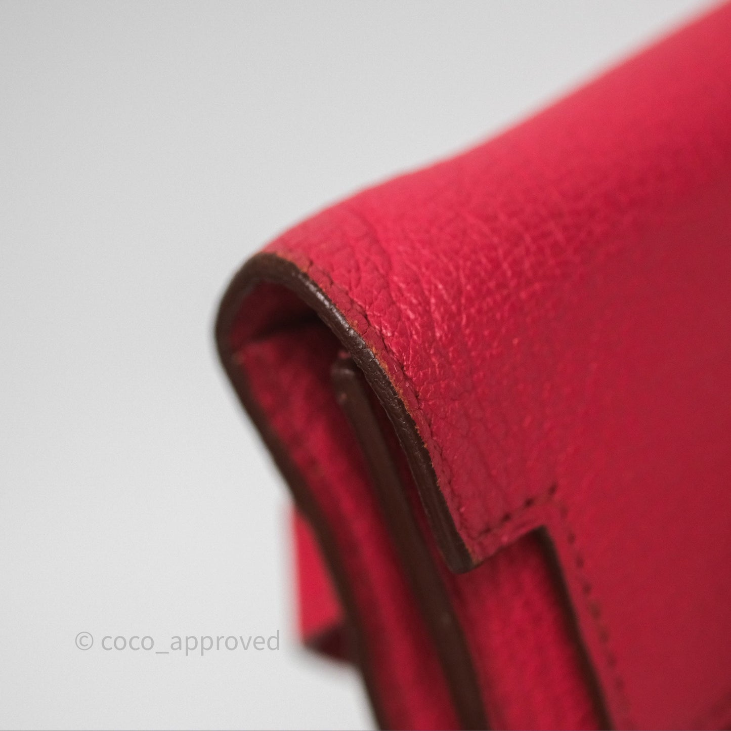 Hermès Kelly Wallet Pink Chevre Mysore Palladium Hardware