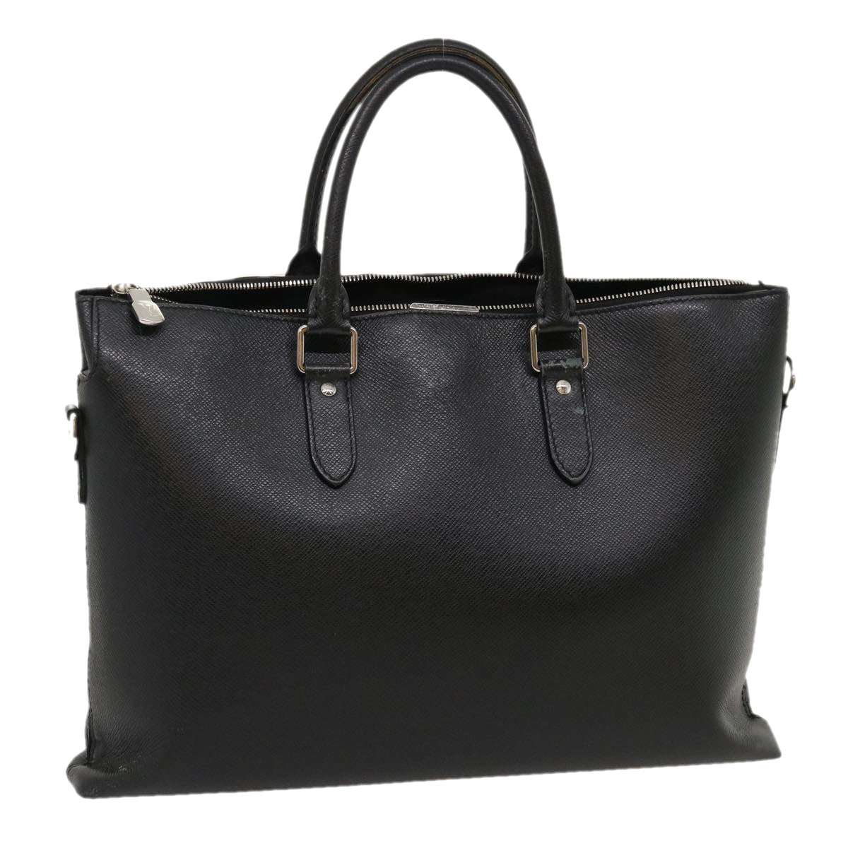 LOUIS VUITTON Taiga Leather Anton Business Bag Black M33416 LV 29838