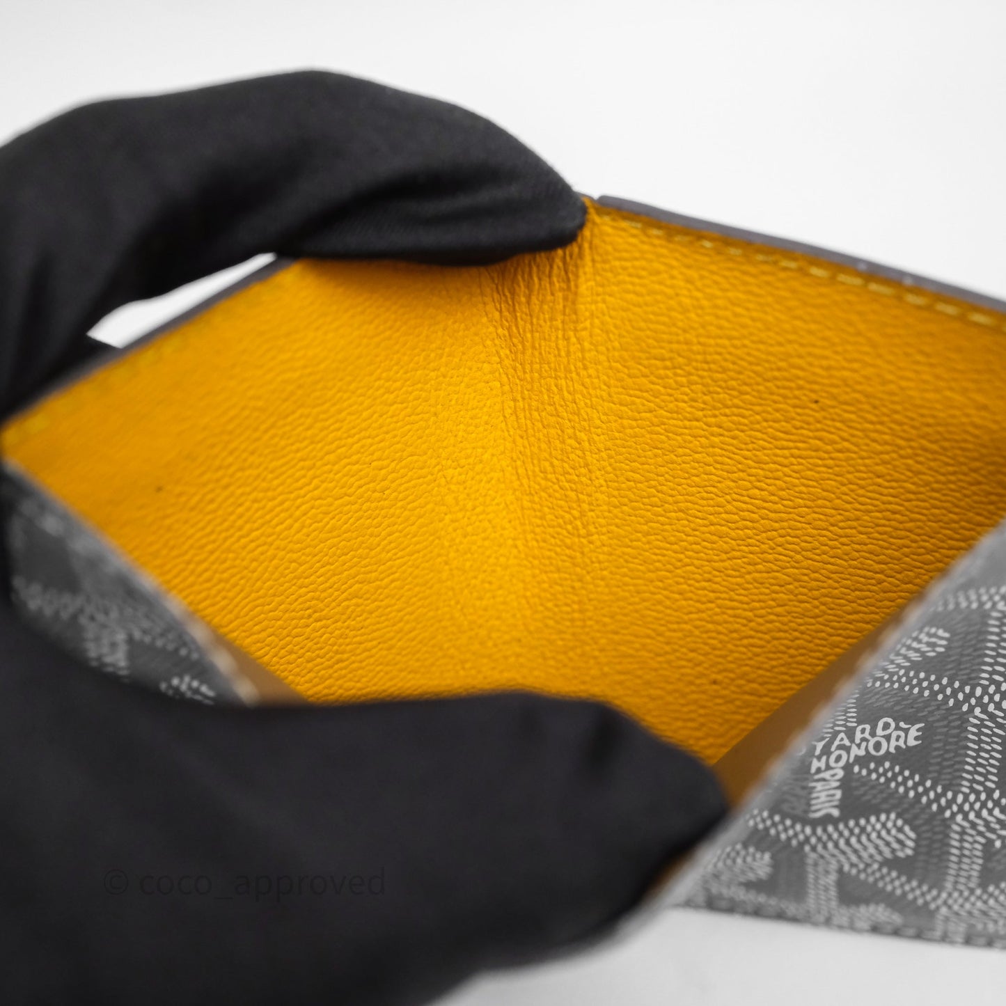 Goyard Saint Pierre Card Wallet Grey Goyardine