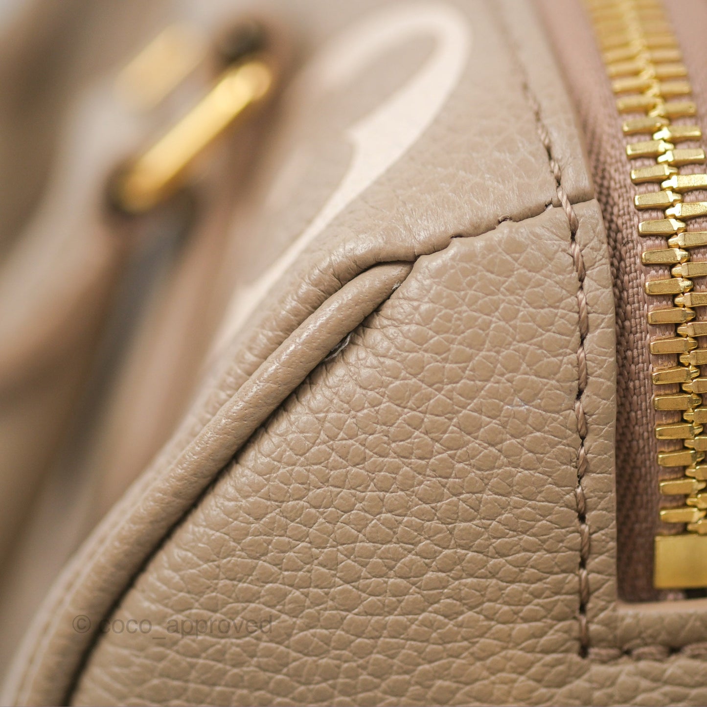 Louis Vuitton Speedy Bandoulière 20 Monogram Empreinte Tourterelle/Cream