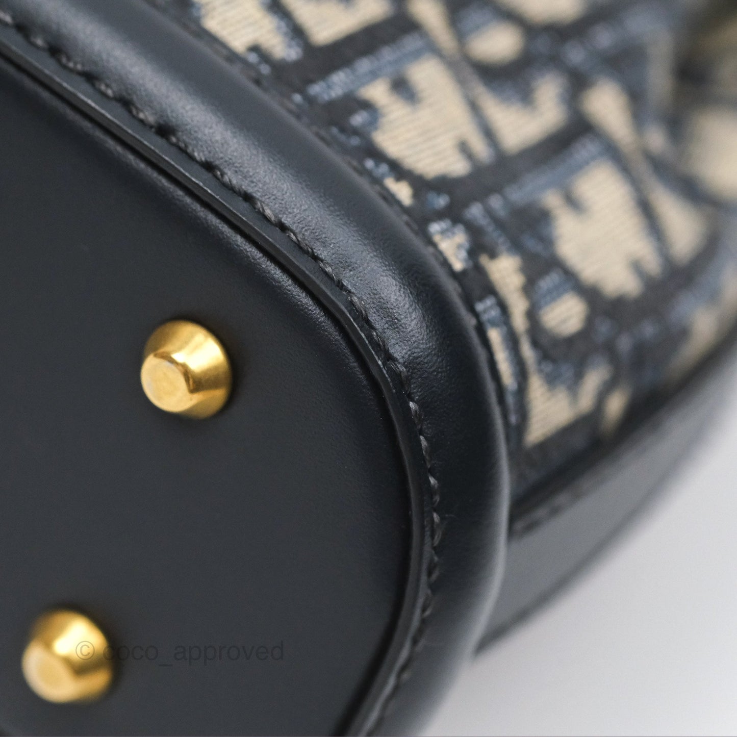 Christian Dior Small O C'est Dior Bucket Bag Blue Dior Oblique Jacquard