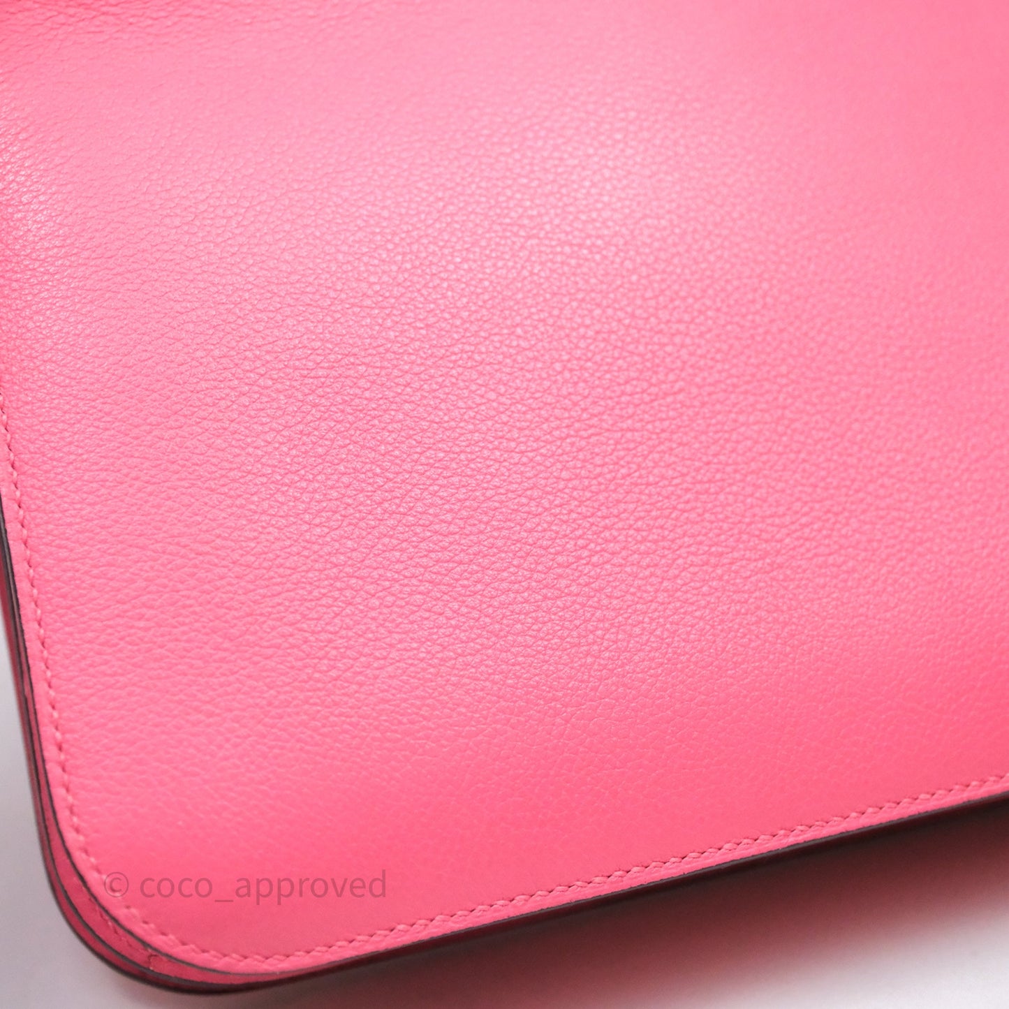Hermès Constance 24 Rose Azalee 8W Epsom Palladium Hardware