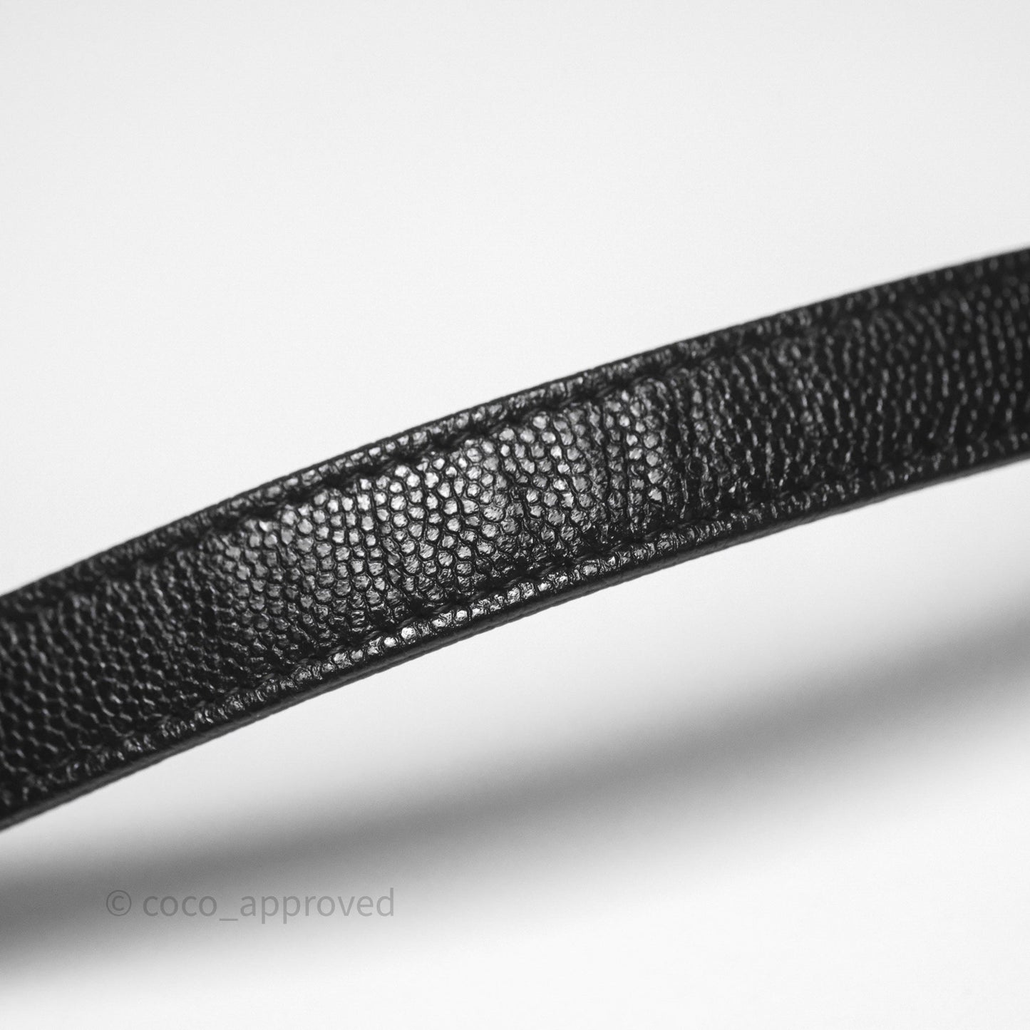 Chanel Incognito Phone Holder So Black Caviar Black Hardware