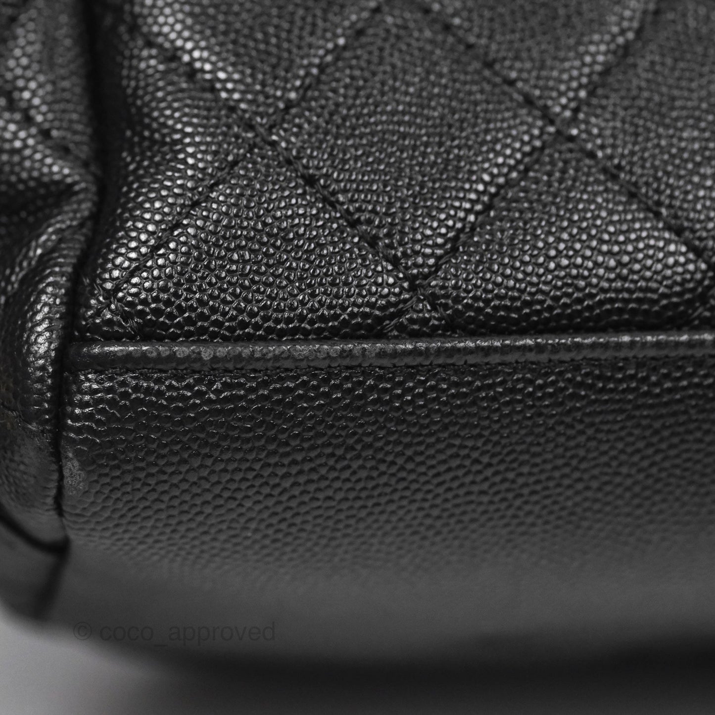 Chanel Small Quilted Filigree Backpack Black Caviar Aged Gold Hardware