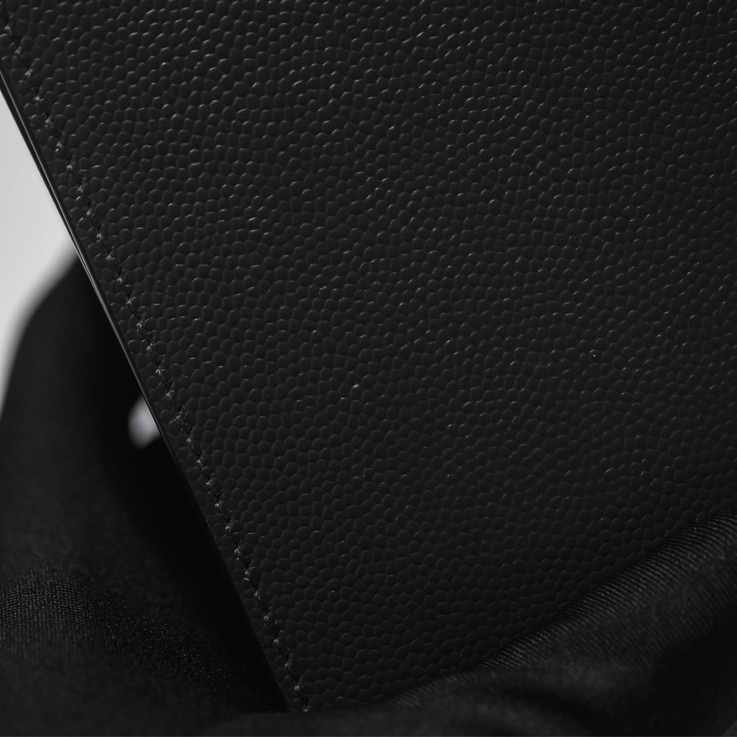 Saint Laurent Kate Medium Grained Leather Shoulder Bag So Black