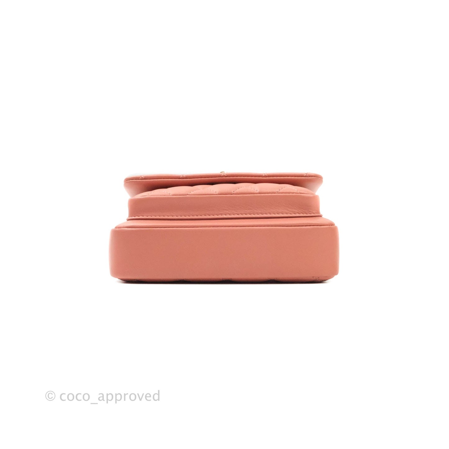 Chanel Day Trip Quilted Small Lambskin Pink Aged Gold Hardware