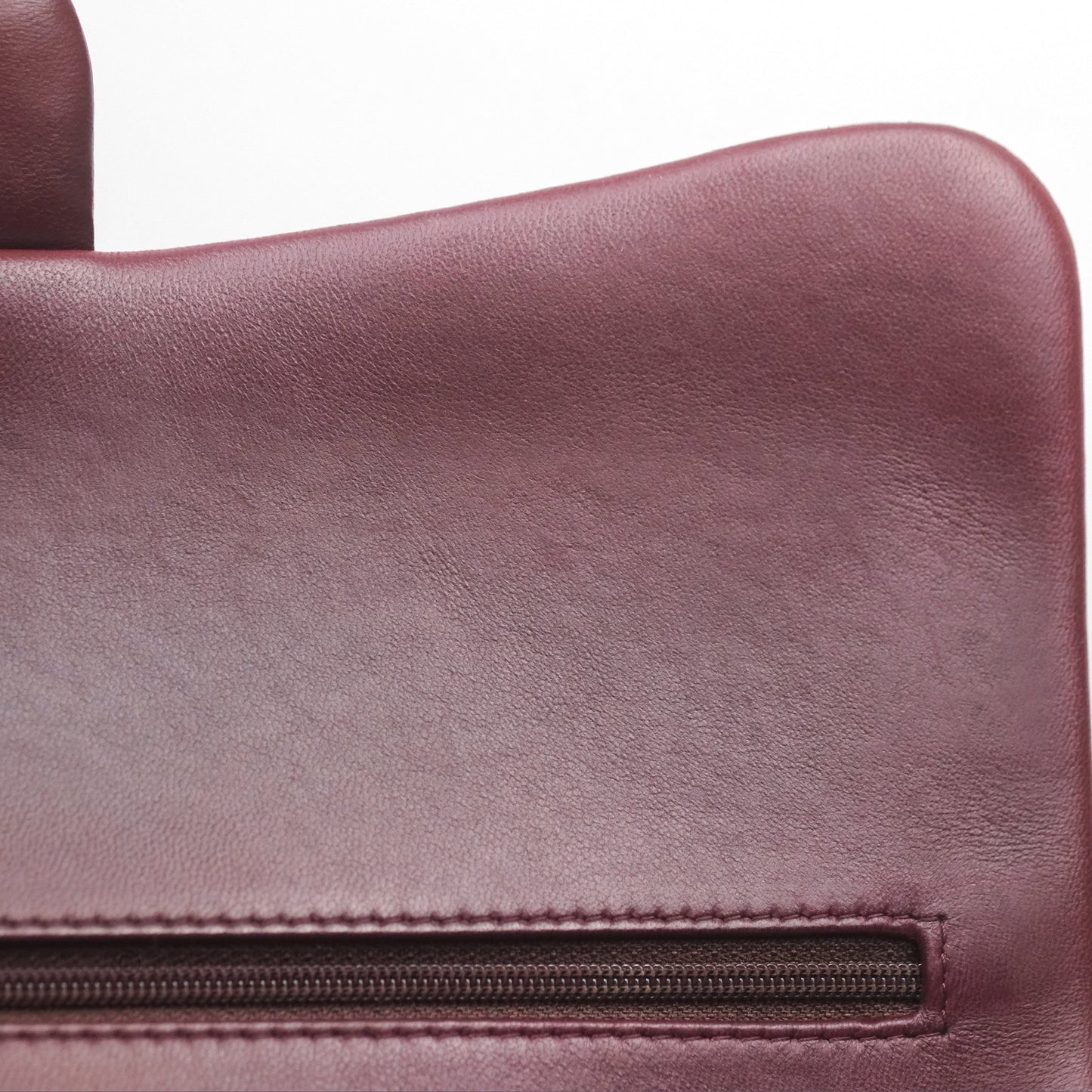 Chanel Jumbo Double Flap Burgundy Lambskin Gold Hardware