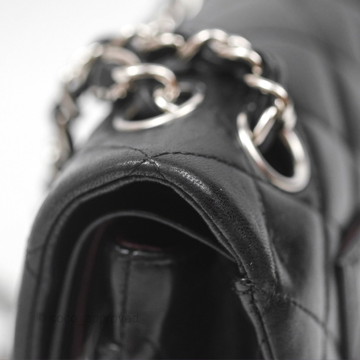 Chanel Small S/M Classic Flap Black Lambskin Silver Hardware