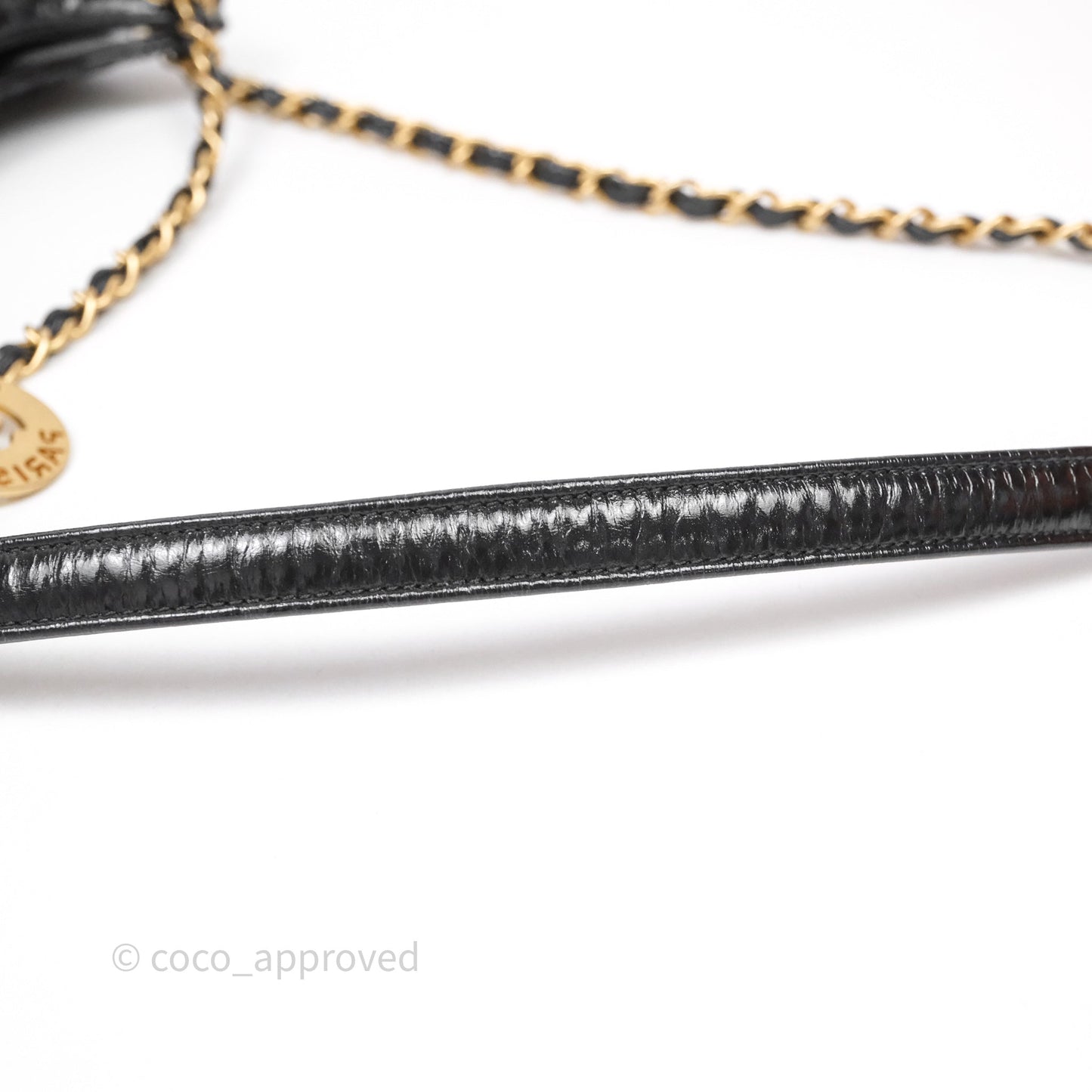 Chanel Medium Quilted Wavy CC Hobo Black Shiny Crumpled Calfskin Aged Gold Hardware