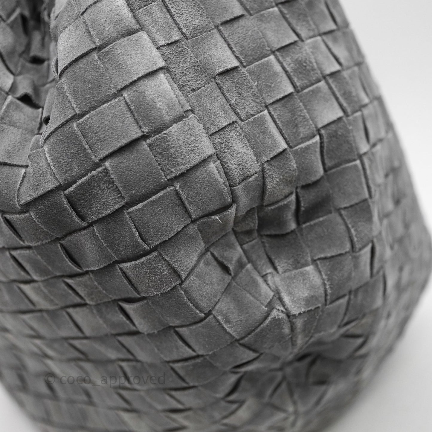Bottega Veneta Classic Jodie Cloudy Indigo Suede Intrecciato