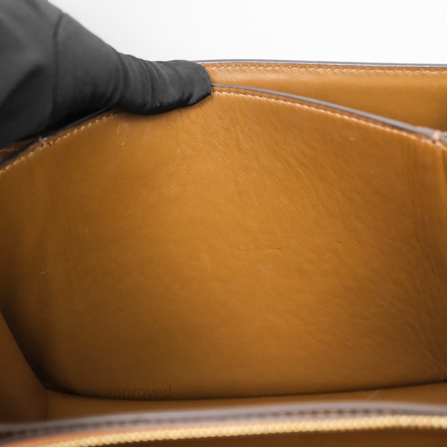 Celine Medium Classic Box Flap Caramel Calfskin