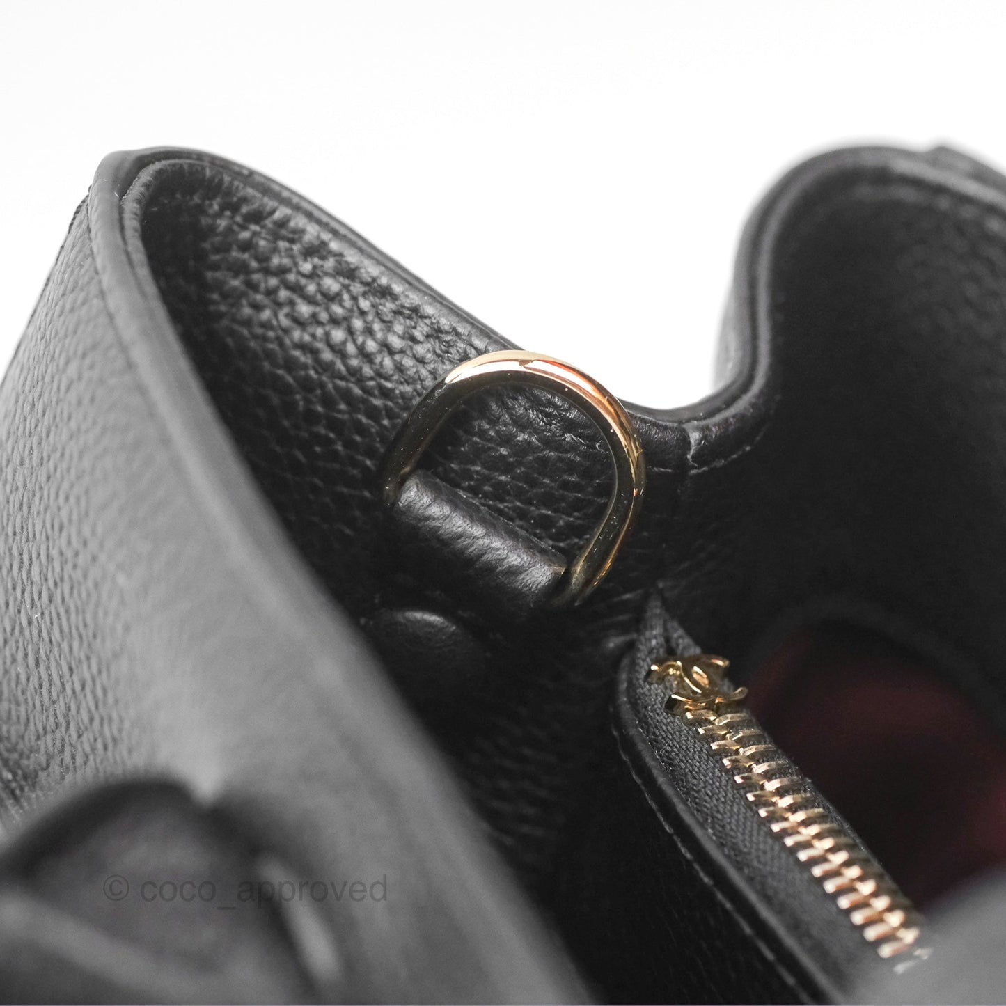 Chanel Small Neo Executive Tote Bag Black Grained Calfskin
