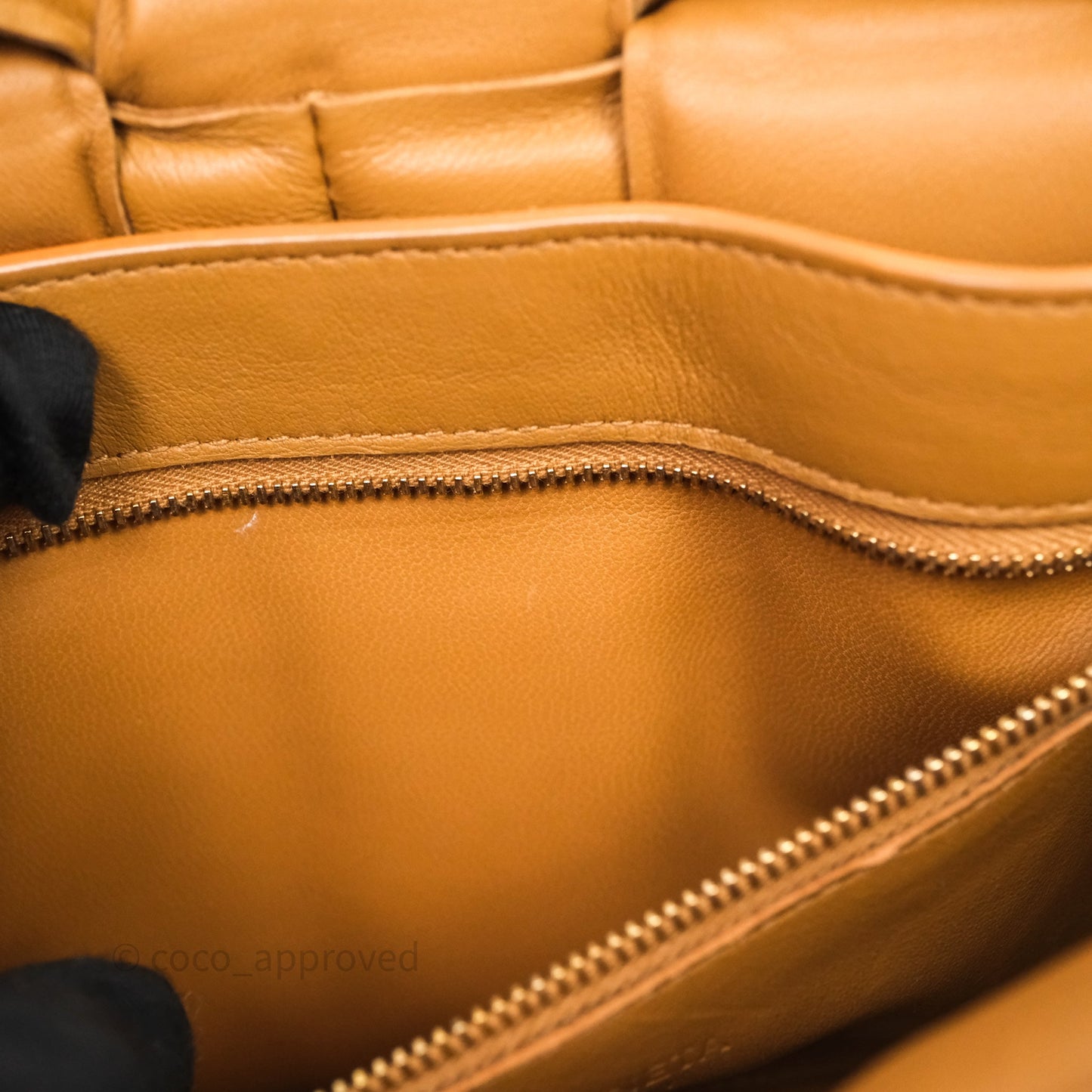 Bottega Veneta Padded Cassette Camel Lambskin