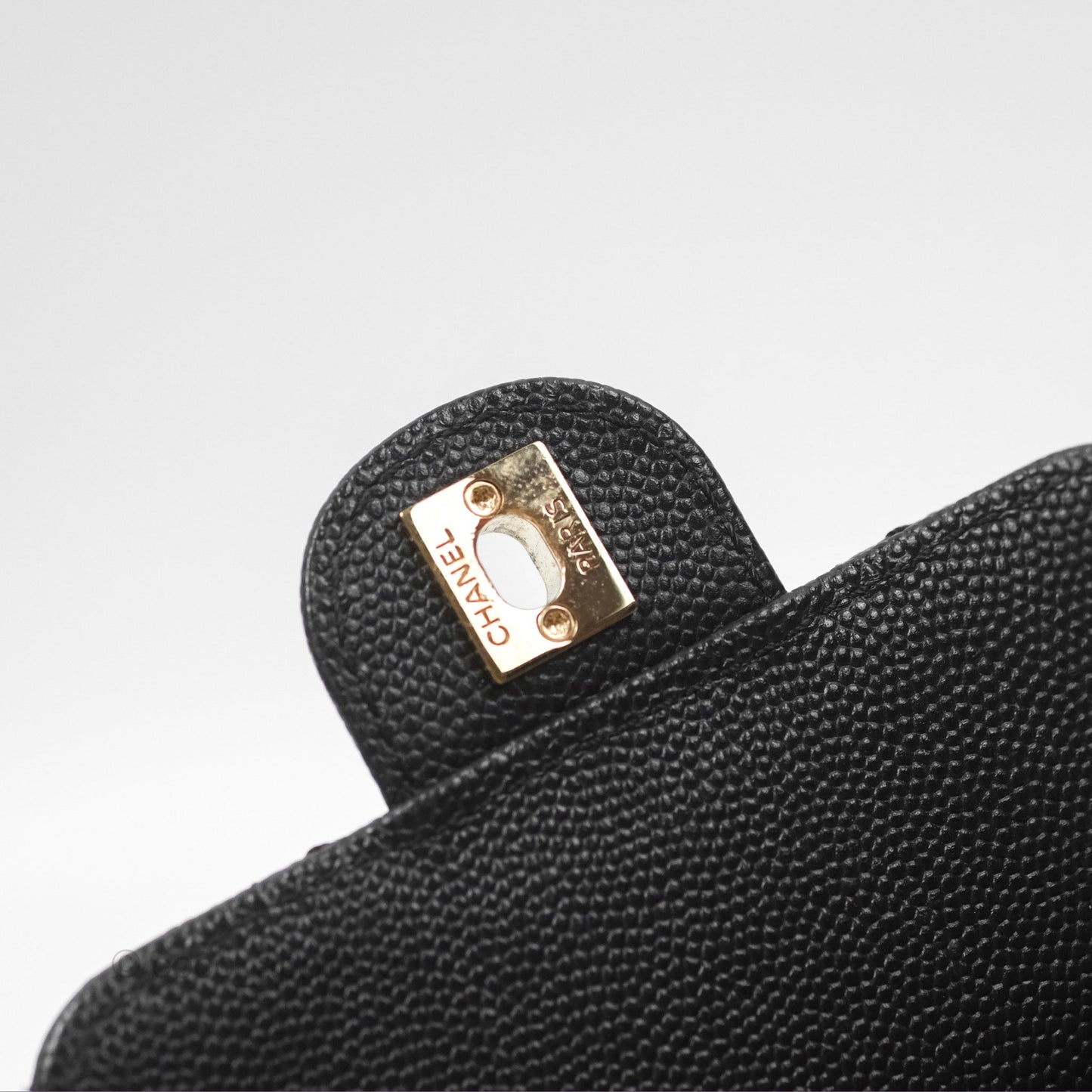 Chanel CC Day Camera Bag Black Caviar Gold Hardware