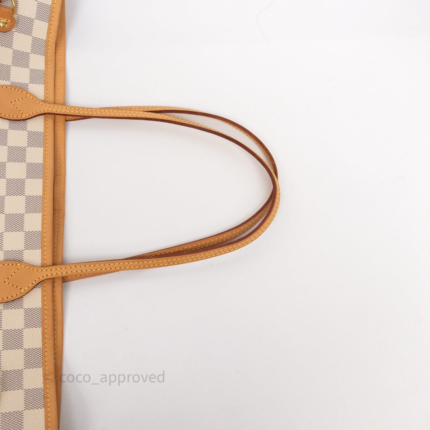 Louis Vuitton Neverfull MM Damier Azur Canvas Tote Bag