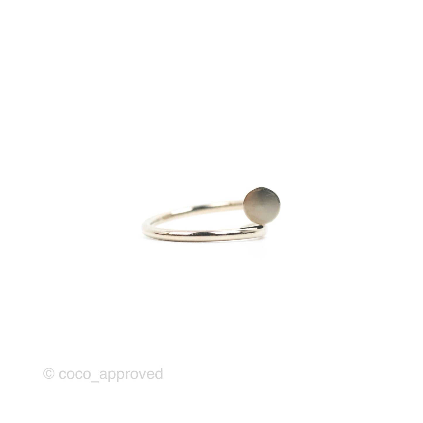 Cartier Juste Un Clou Ring Silver Size 50