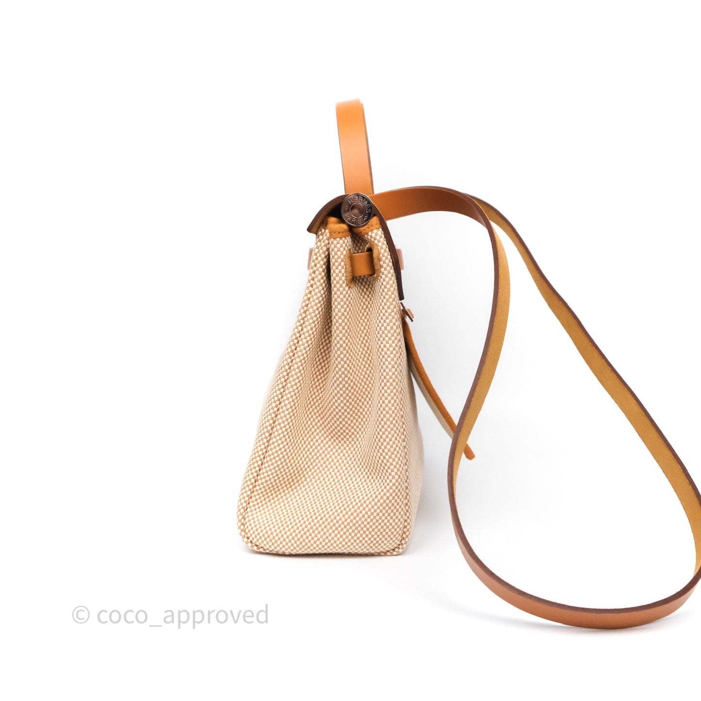 Hermès Herbag Zip 31 Ecru/Beige/Natural Canvas Palladium Hardware