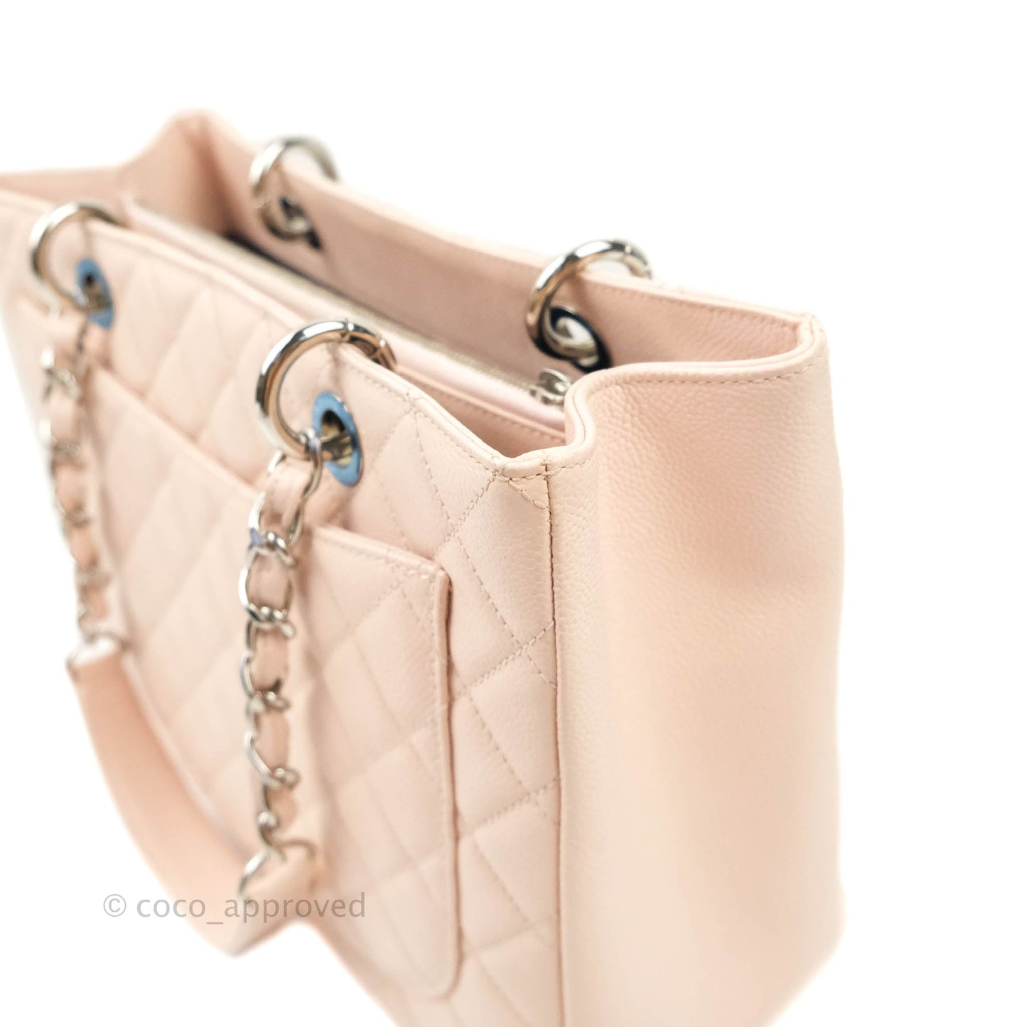 Chanel GST Pink Caviar Silver Hardware