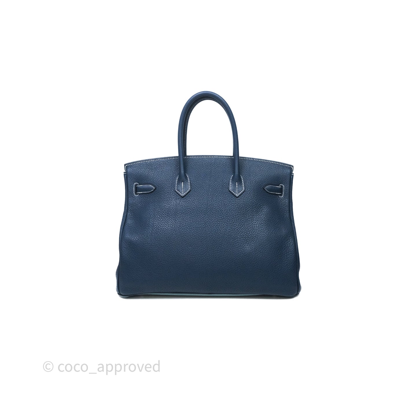 Hermès Birkin 35 Bleu de Prusse 7P Togo Palladium Hardware
