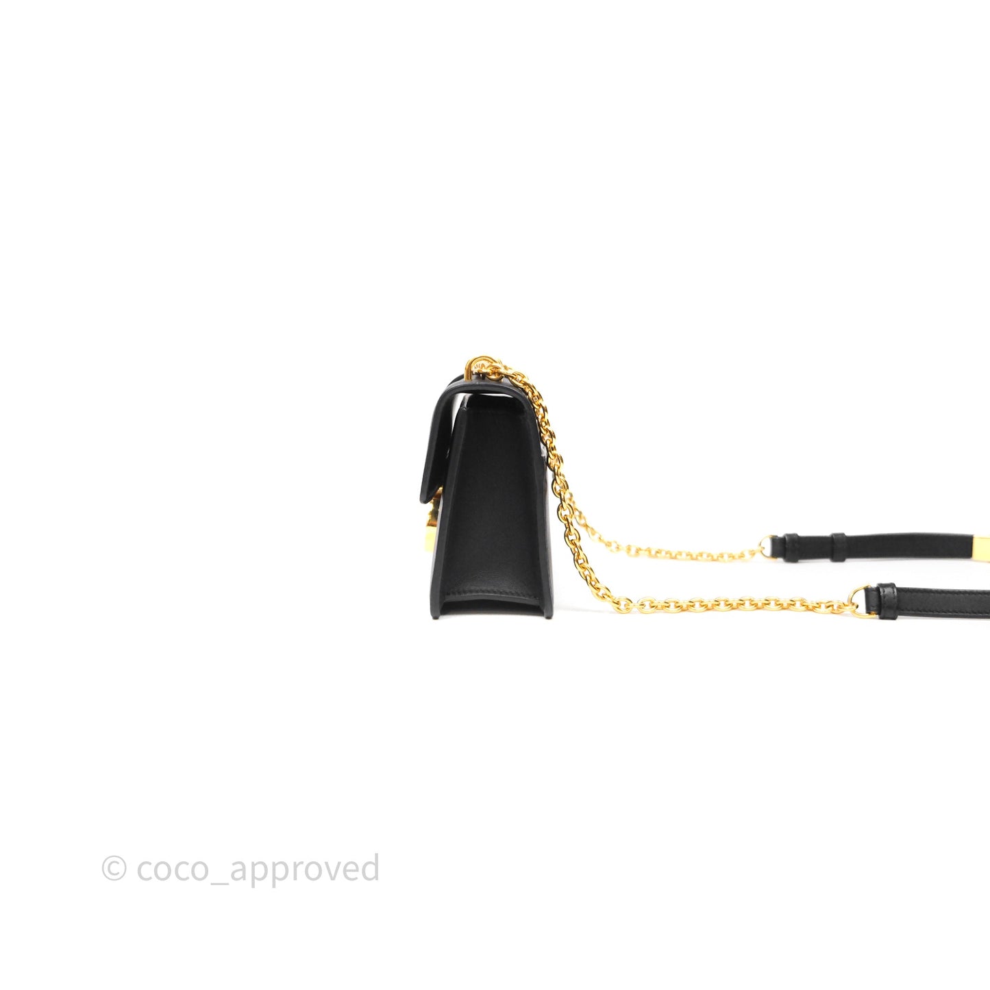 Christian Dior 30 Montaigne East-West Chain Bag Black